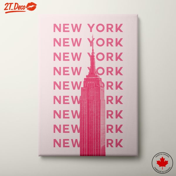 Empire State Building in Contemporary Urban Art Style