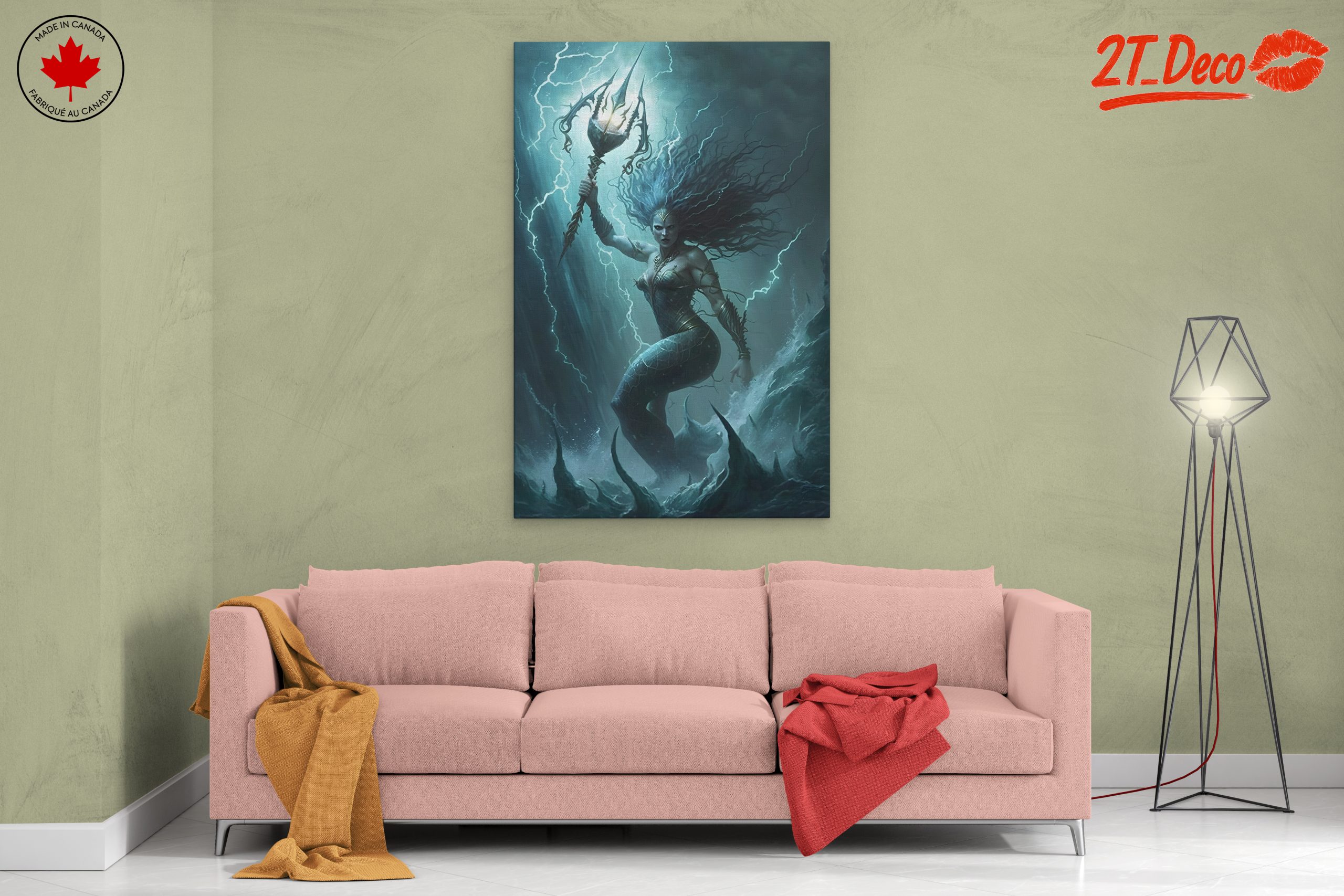 Mystical Fantasy Character with Lightning - Image 2