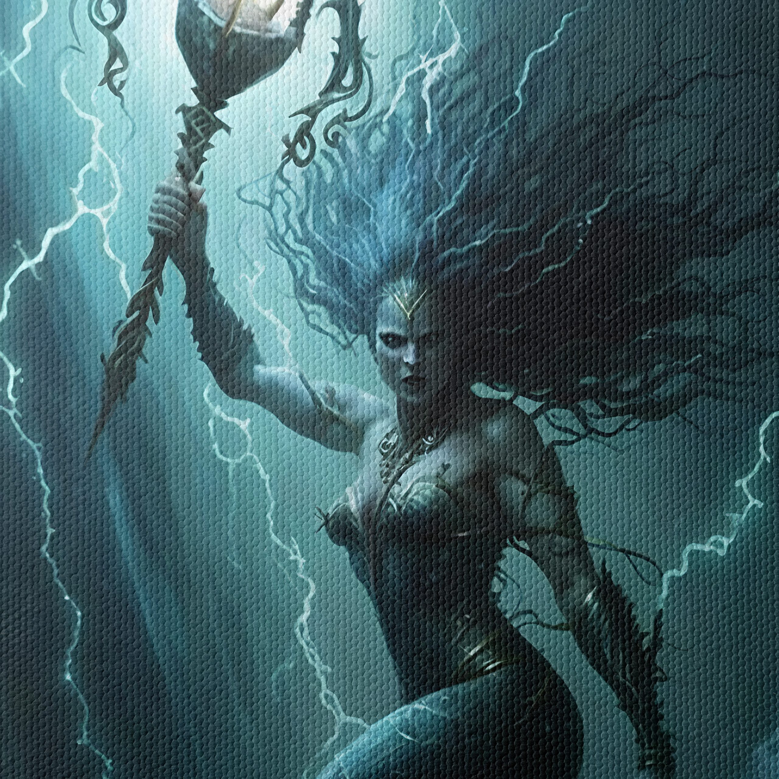 Mystical Fantasy Character with Lightning - Image 4