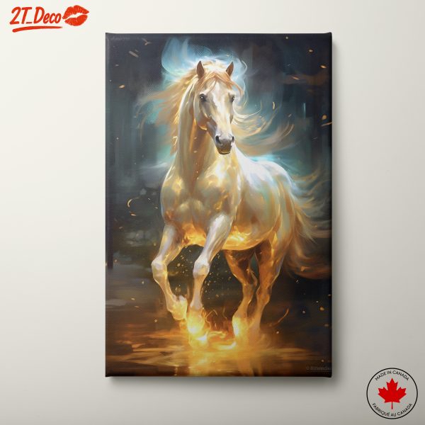 Majestic Glowing Fantasy Horse Art