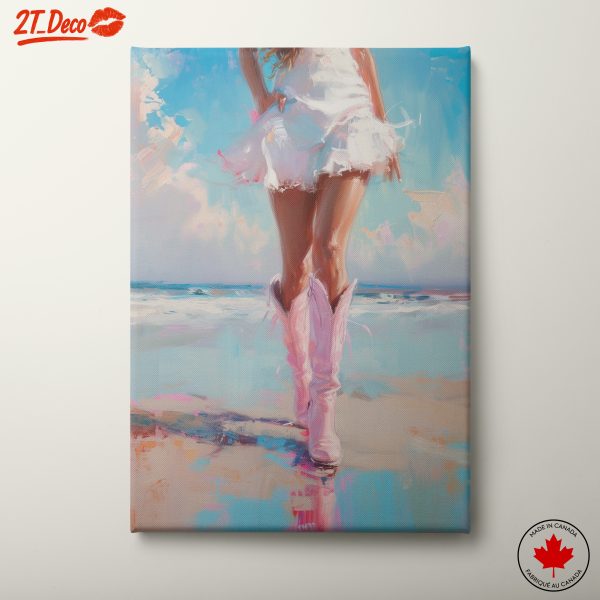 Stylish Contemporary Female Beach Portrait