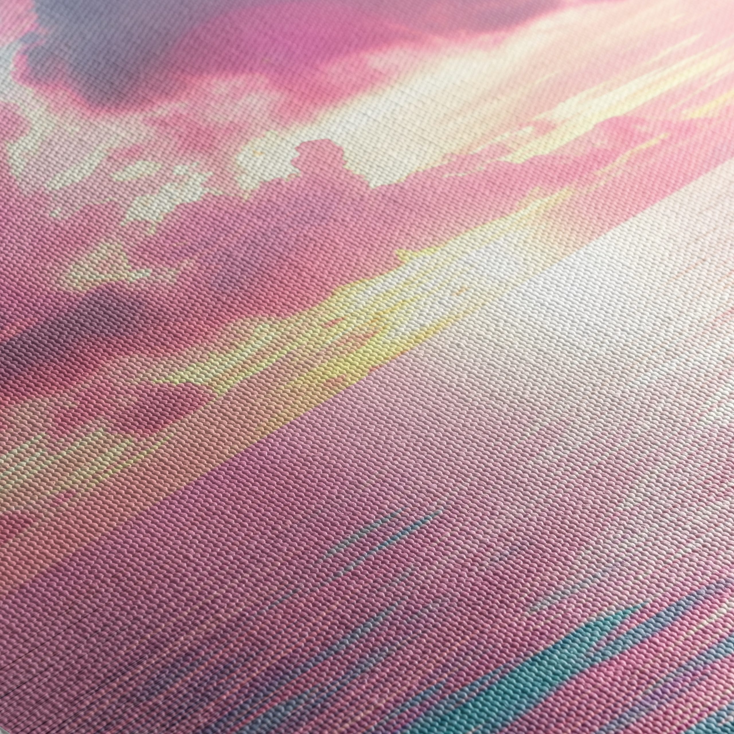 Vibrant Abstract Cloud and Ocean Art - Image 5