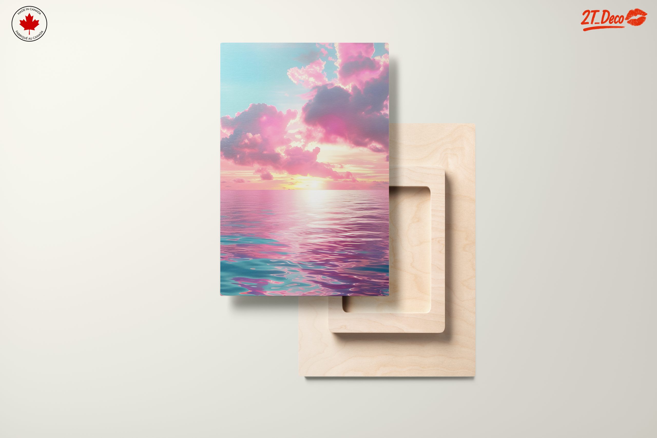 Vibrant Abstract Cloud and Ocean Art - Image 11