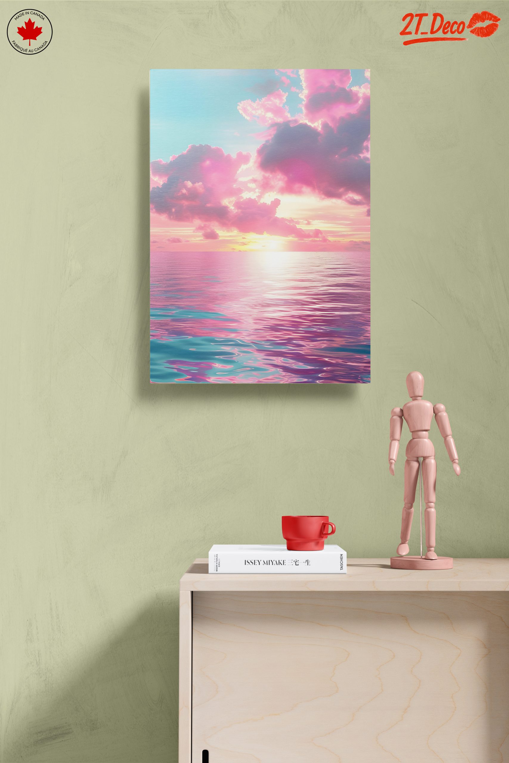 Vibrant Abstract Cloud and Ocean Art - Image 14