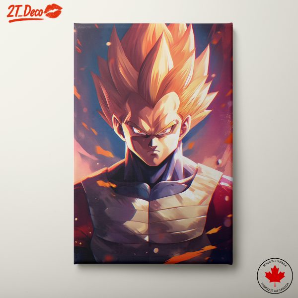 Dynamic Depiction of Dragon Ball Character