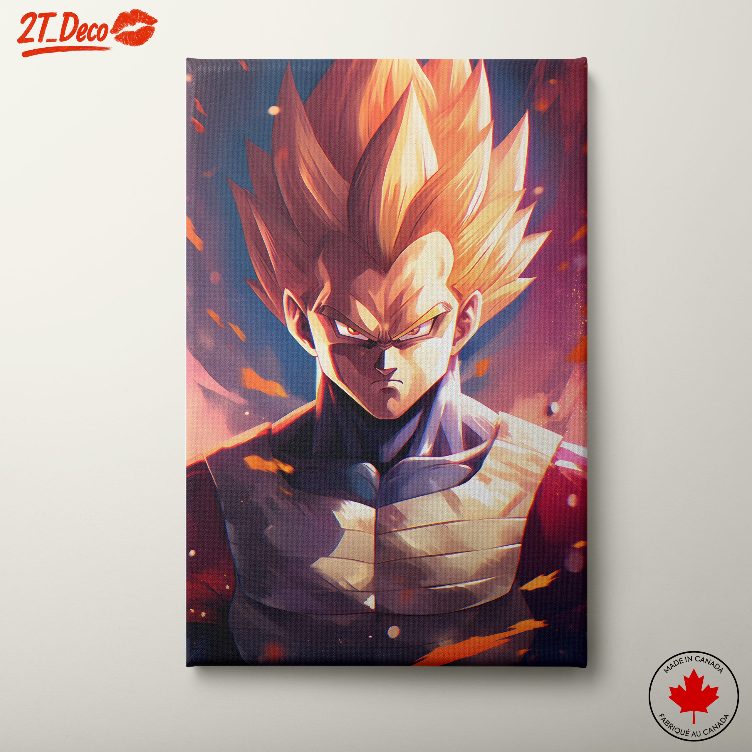 Dynamic Depiction of Dragon Ball Character