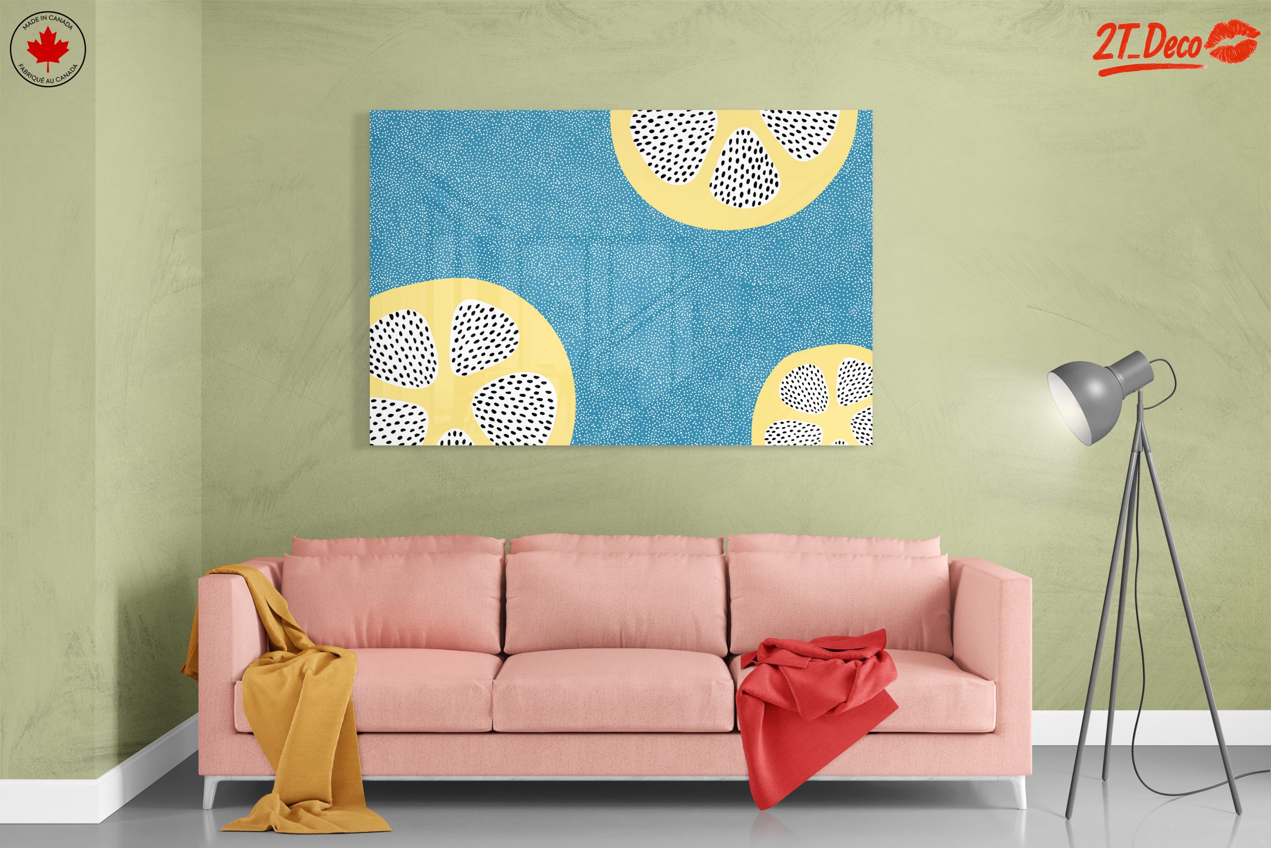Vibrant Fruit Slice Abstract Design - Image 7