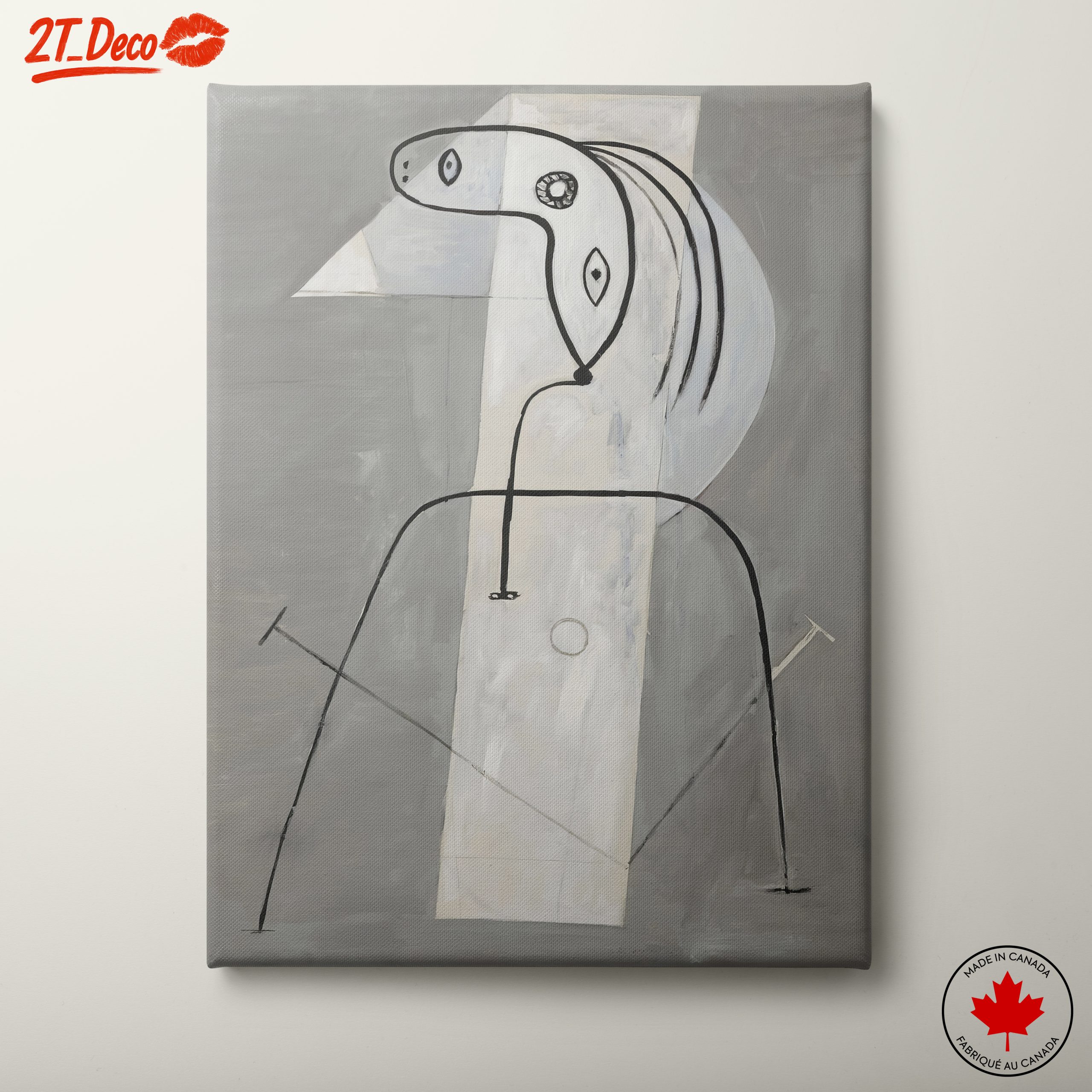 Stylized Abstract Horse Figure Art