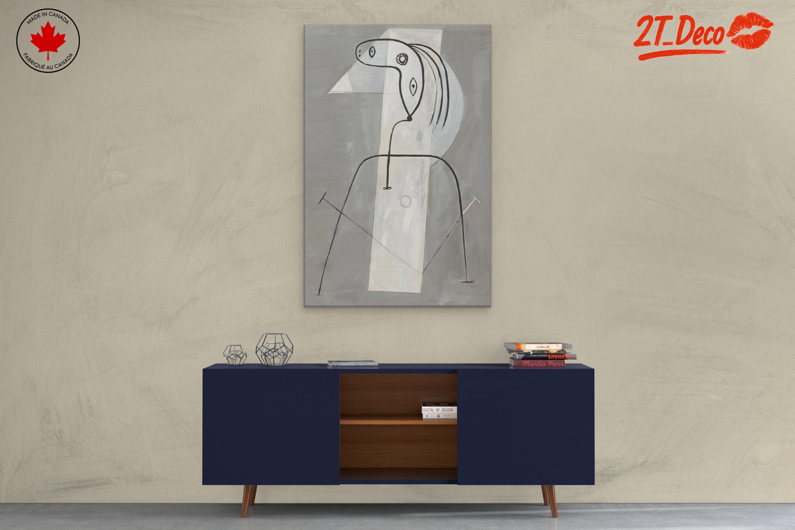 Stylized Abstract Horse Figure Art - Image 3
