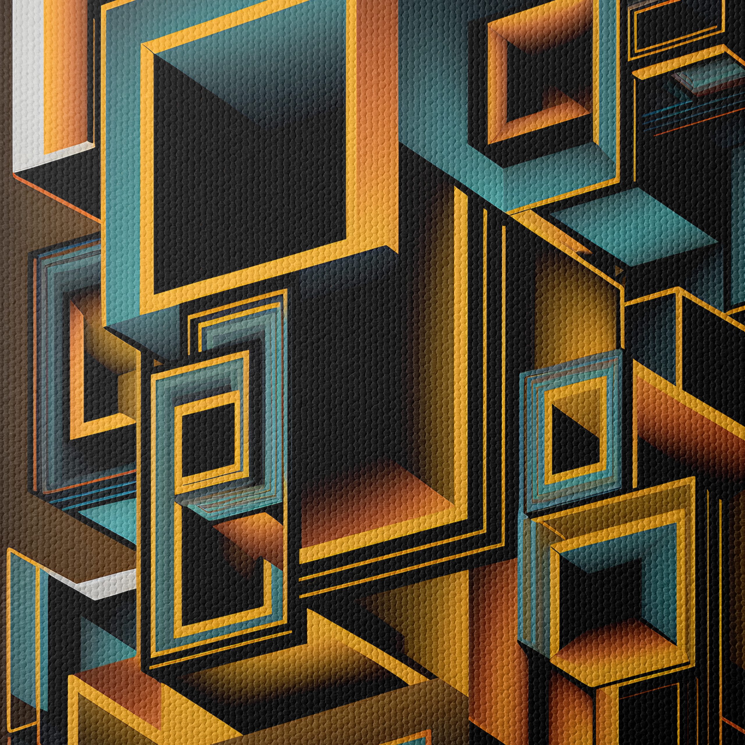 Vibrant Geometric Abstract Artwork 14 - Image 4
