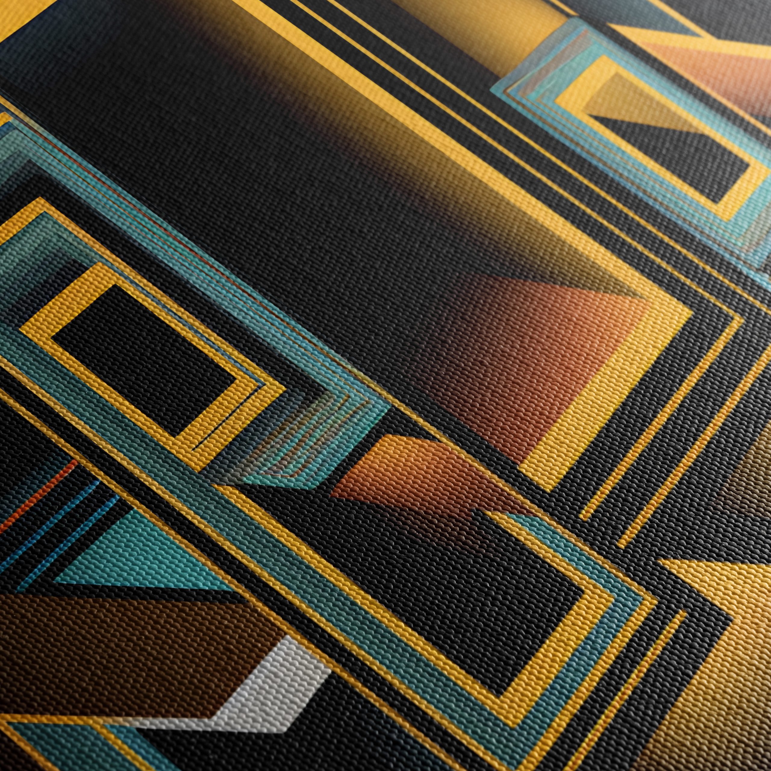 Vibrant Geometric Abstract Artwork 14 - Image 5