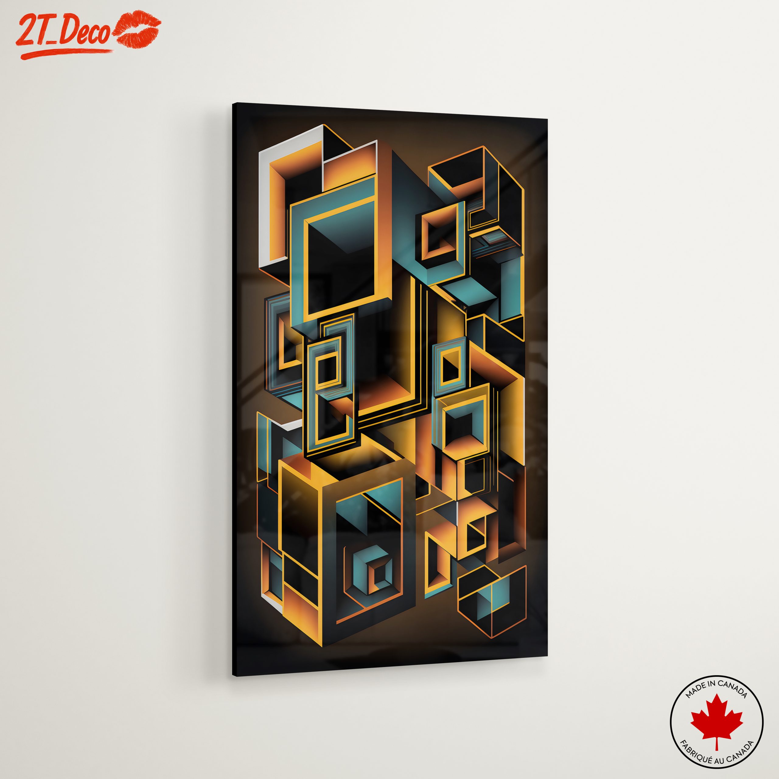 Vibrant Geometric Abstract Artwork 14 - Image 6