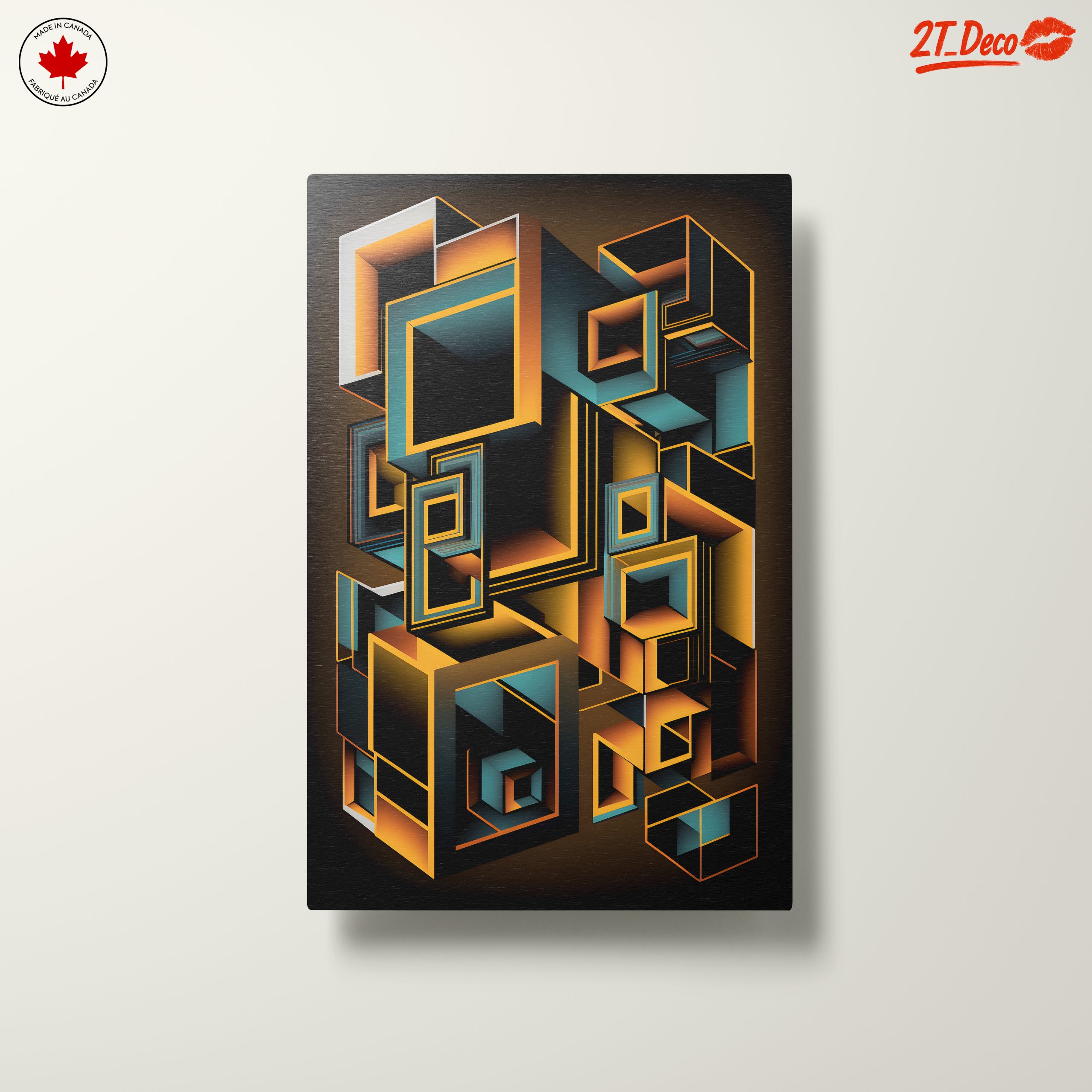 Vibrant Geometric Abstract Artwork 14 - Image 10