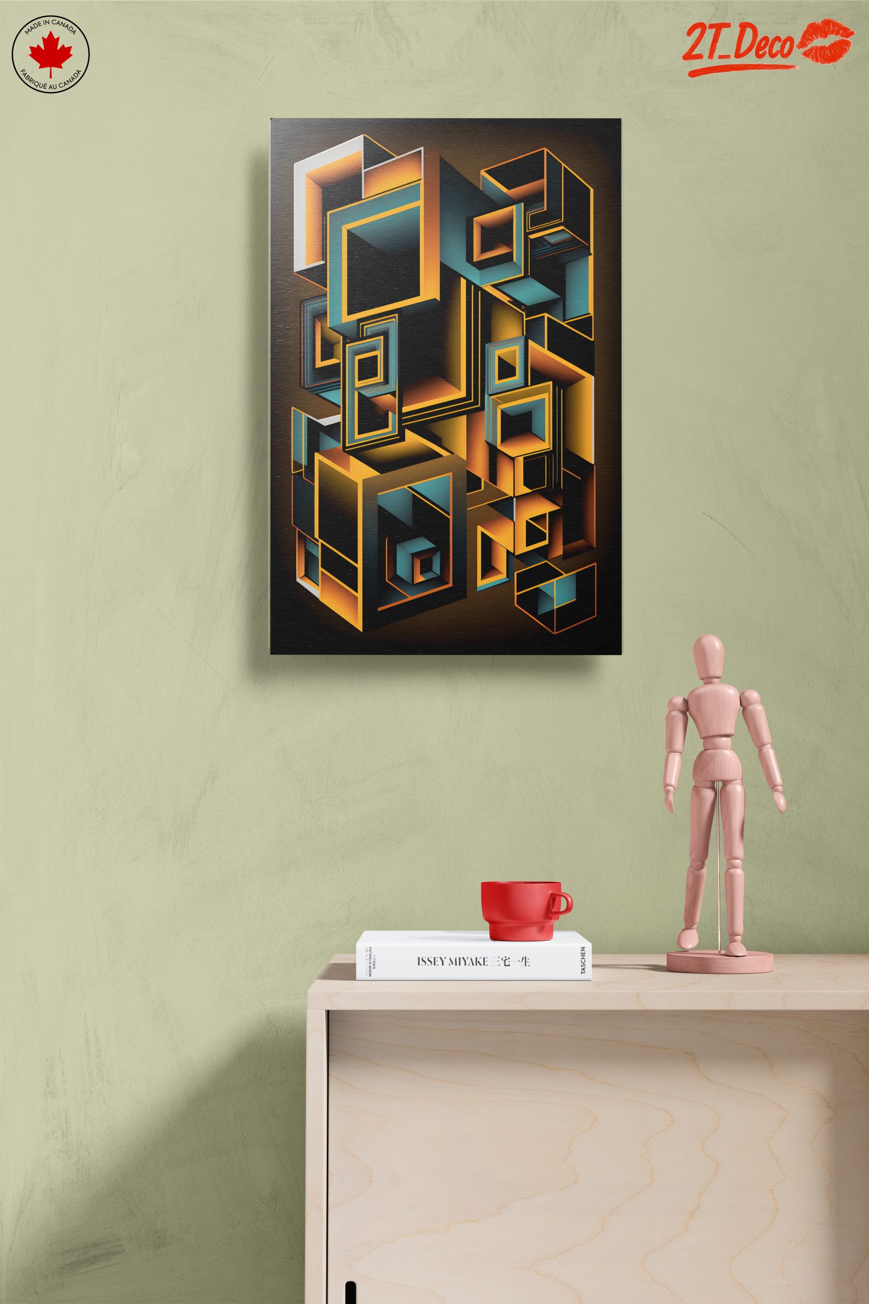 Vibrant Geometric Abstract Artwork 14 - Image 14