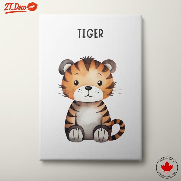 Adorable Tiger Illustration for Children