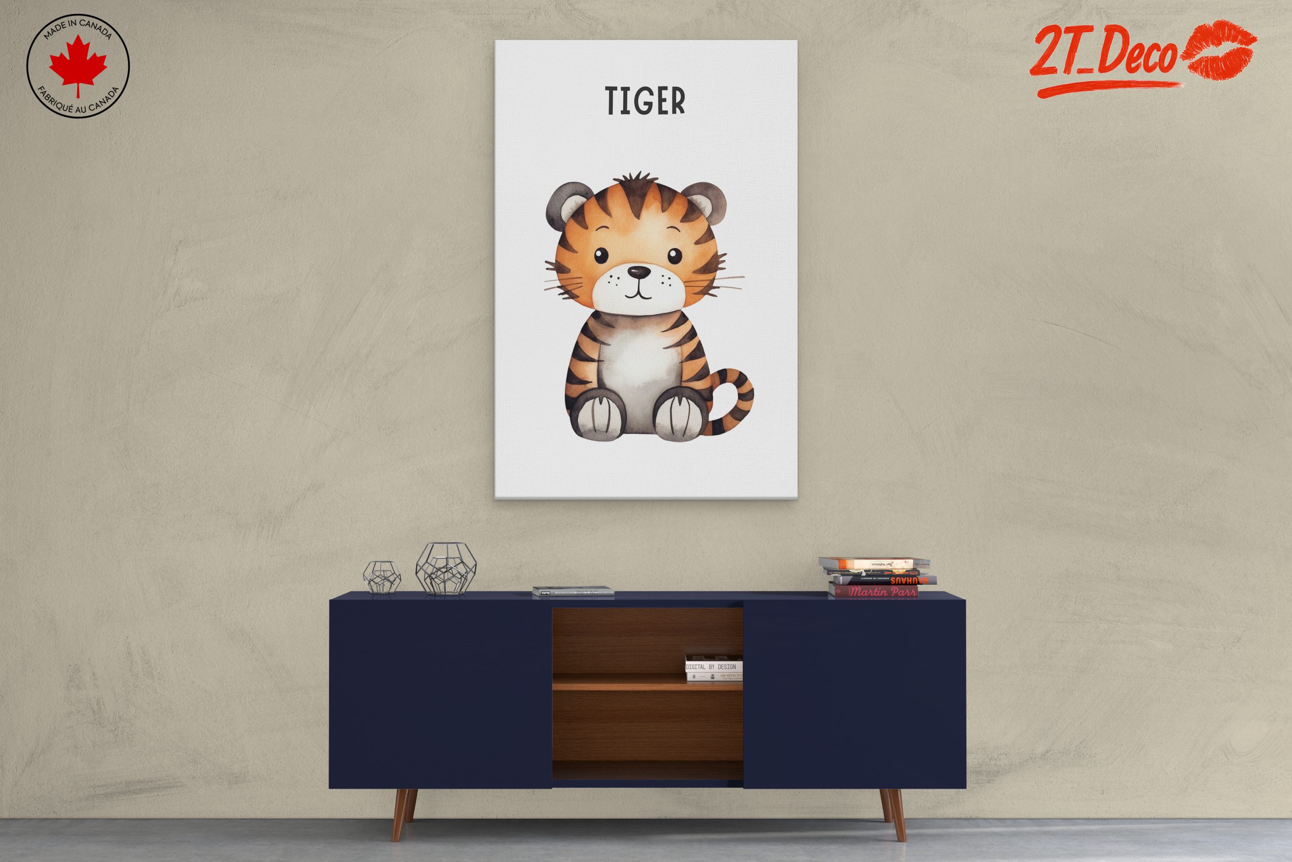 Adorable Tiger Illustration for Children - Image 3