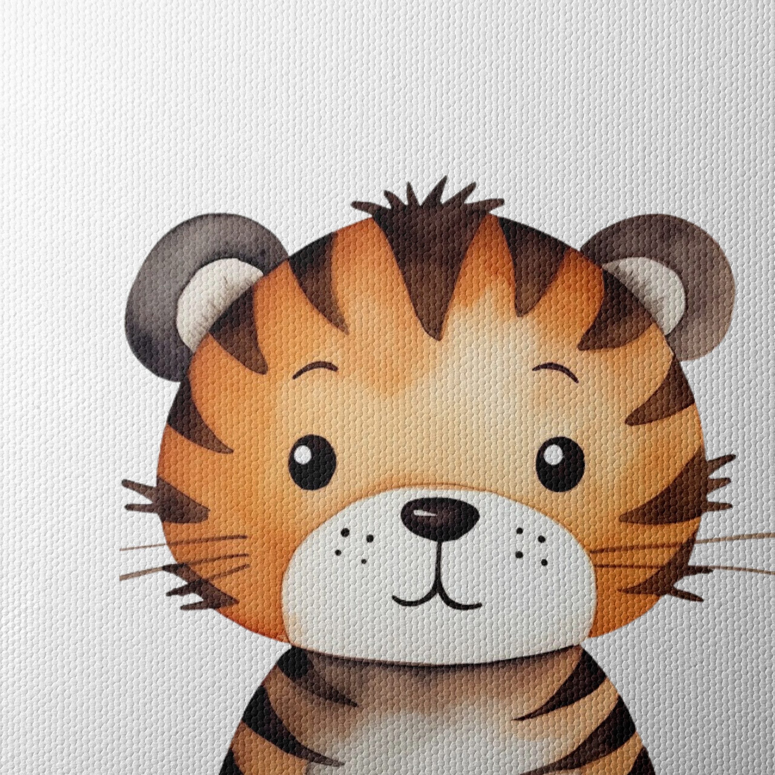 Adorable Tiger Illustration for Children - Image 4