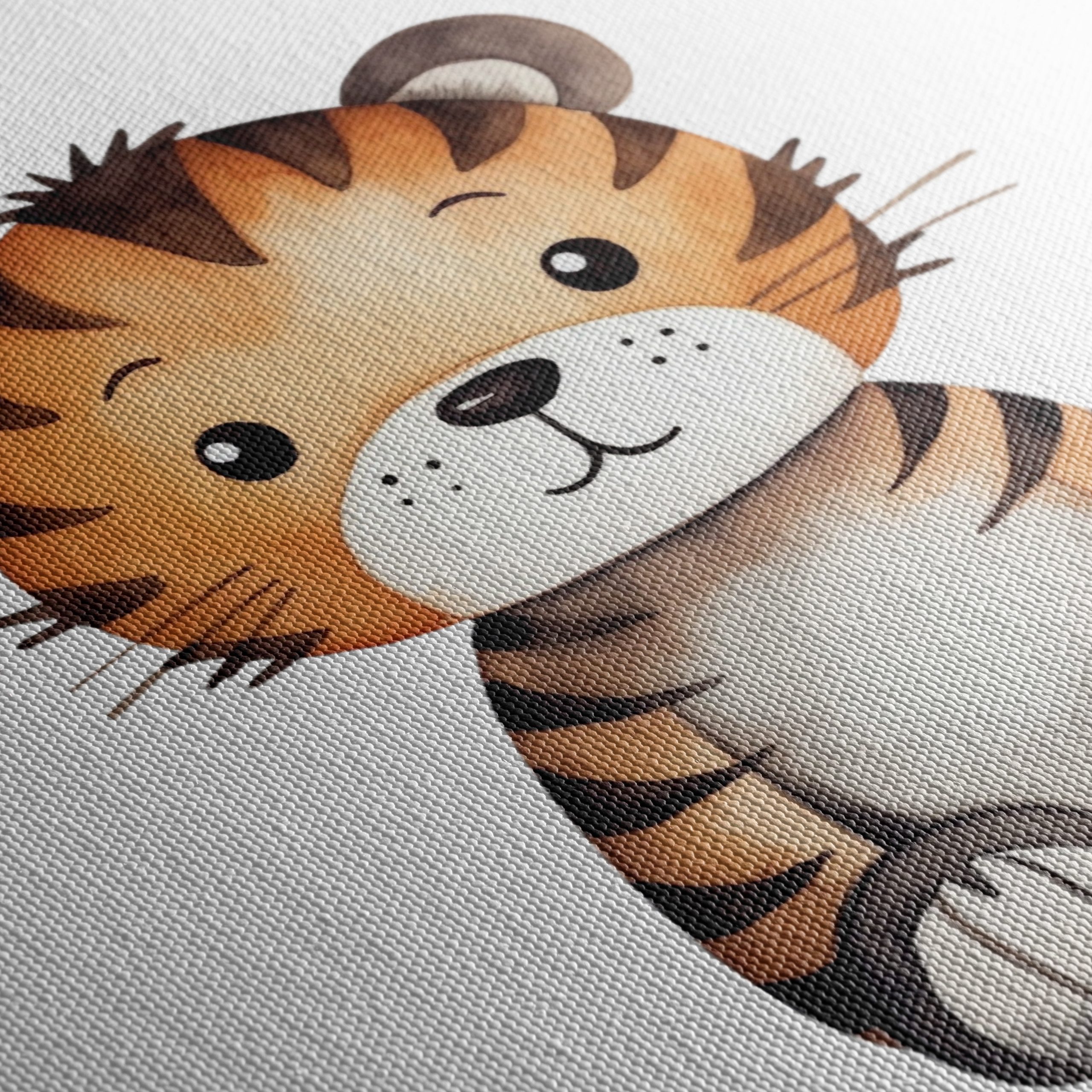 Adorable Tiger Illustration for Children - Image 5