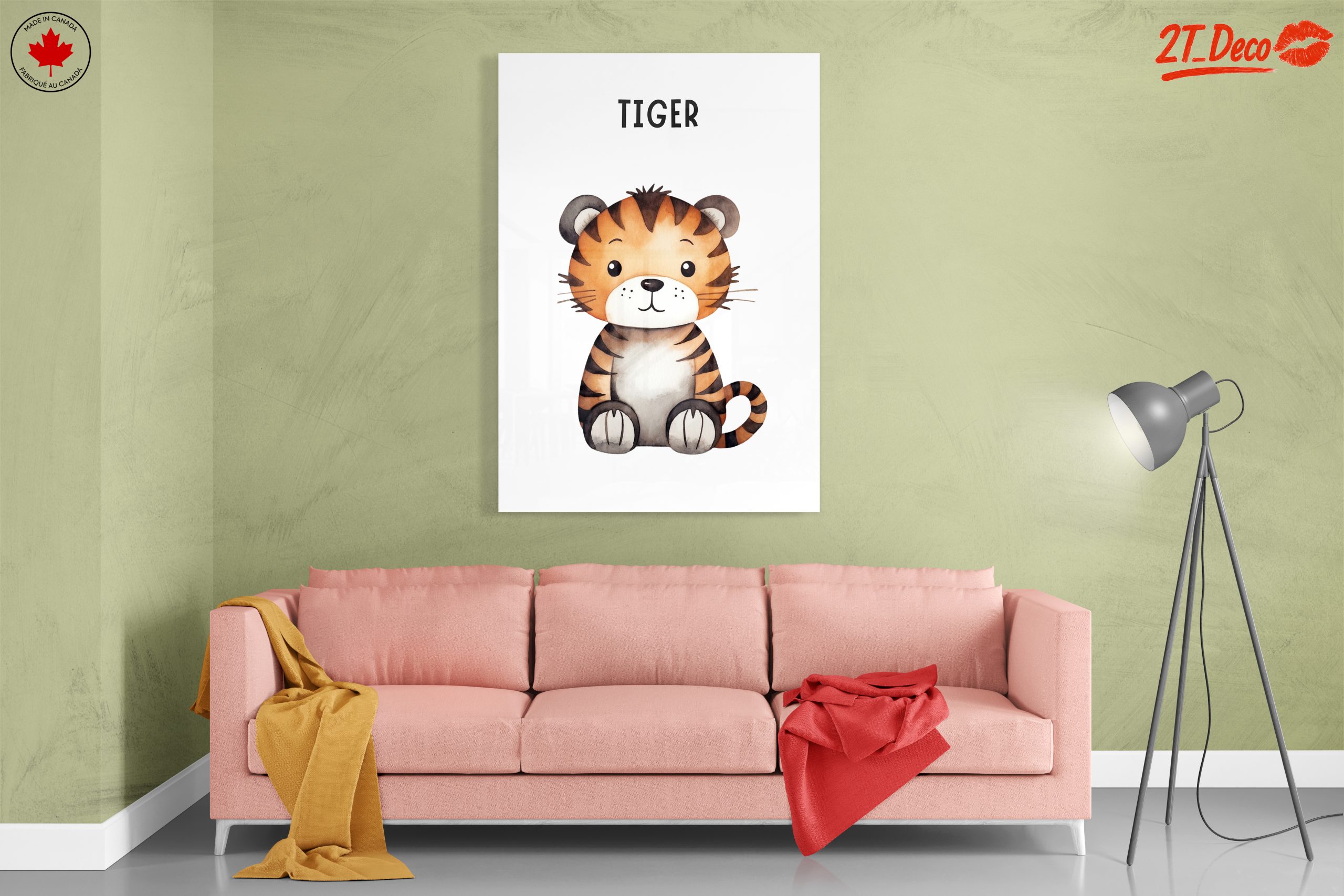 Adorable Tiger Illustration for Children - Image 7