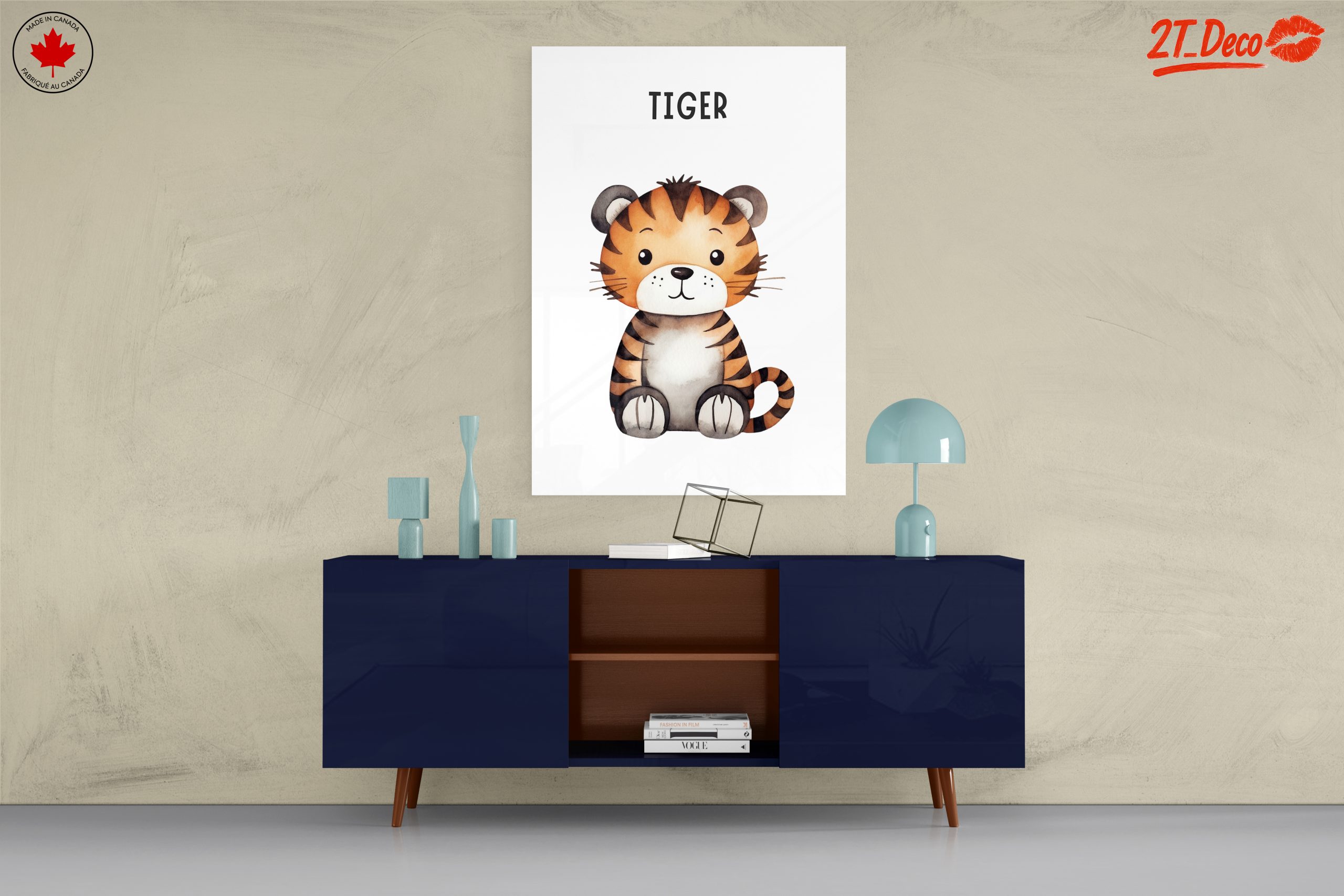 Adorable Tiger Illustration for Children - Image 8