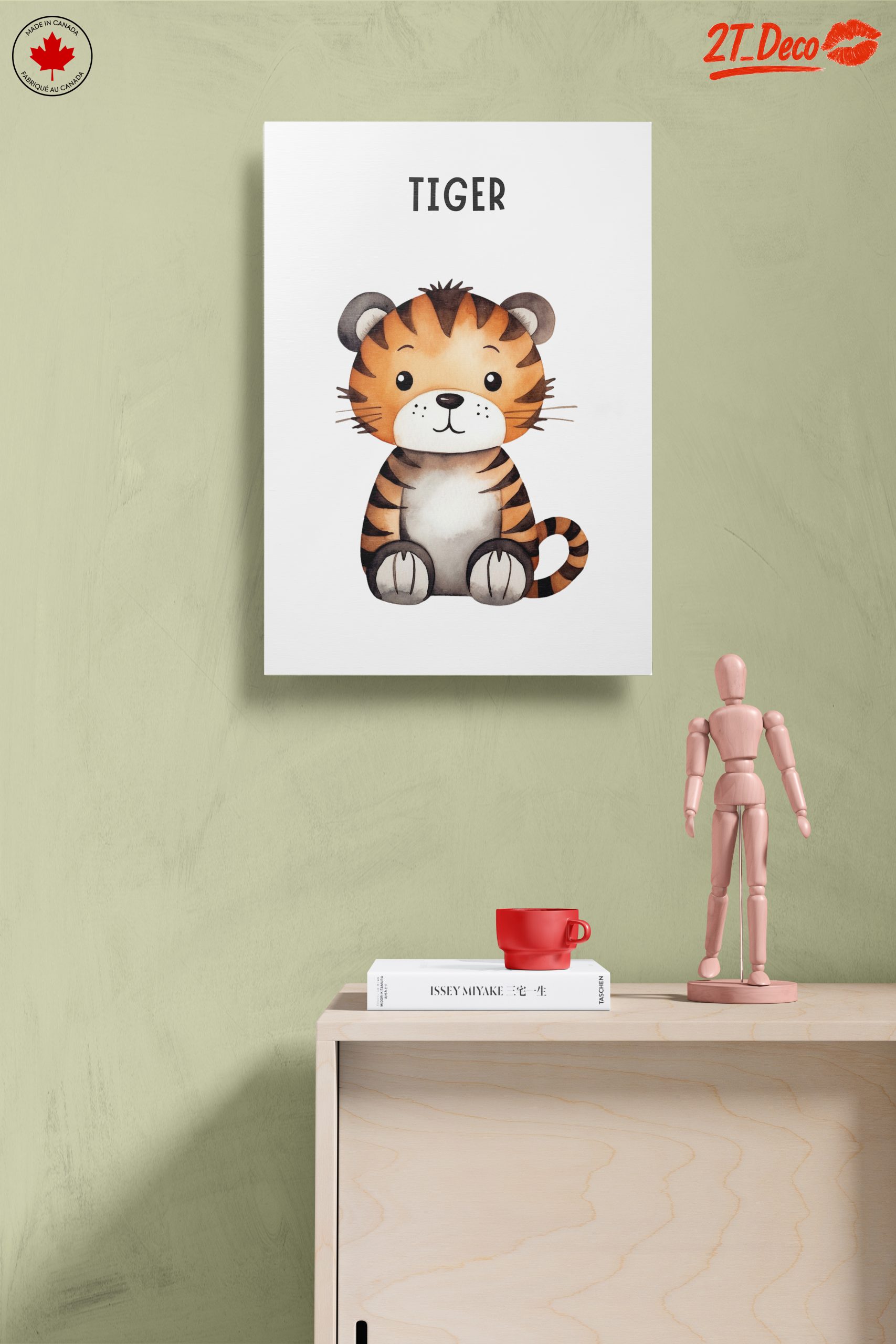 Adorable Tiger Illustration for Children - Image 14
