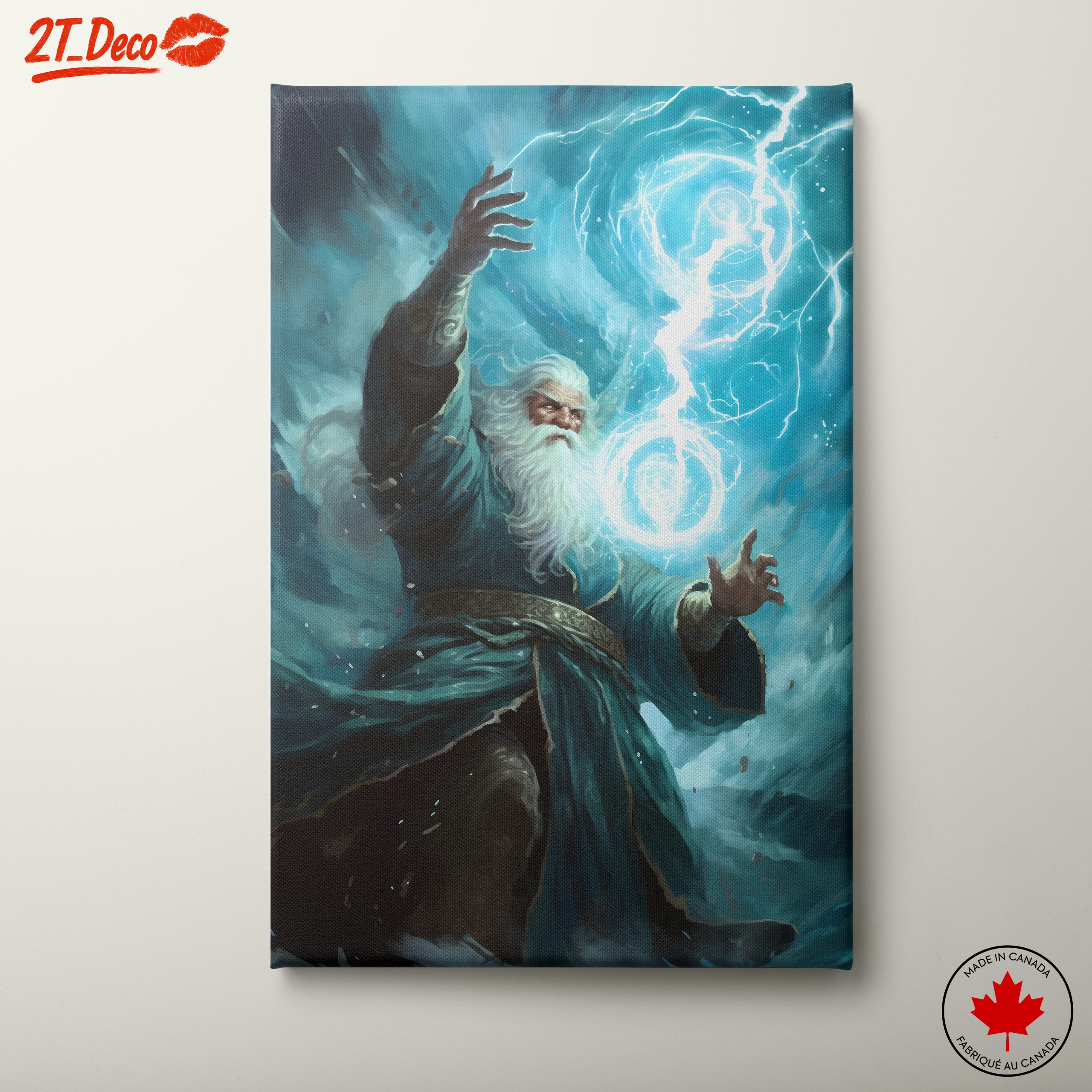 Epic Fantasy Character Art for Home Decor