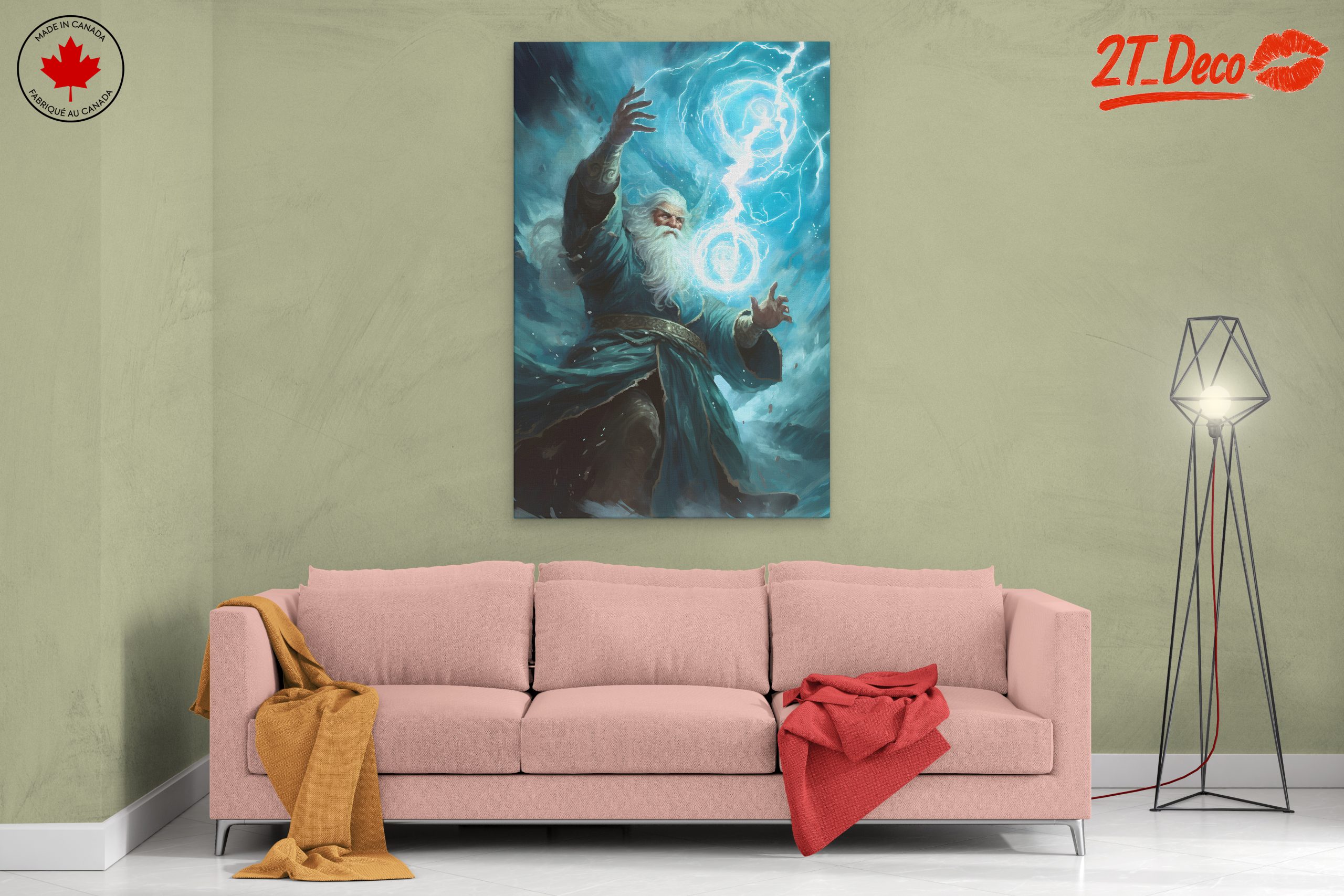 Epic Fantasy Character Art for Home Decor - Image 2