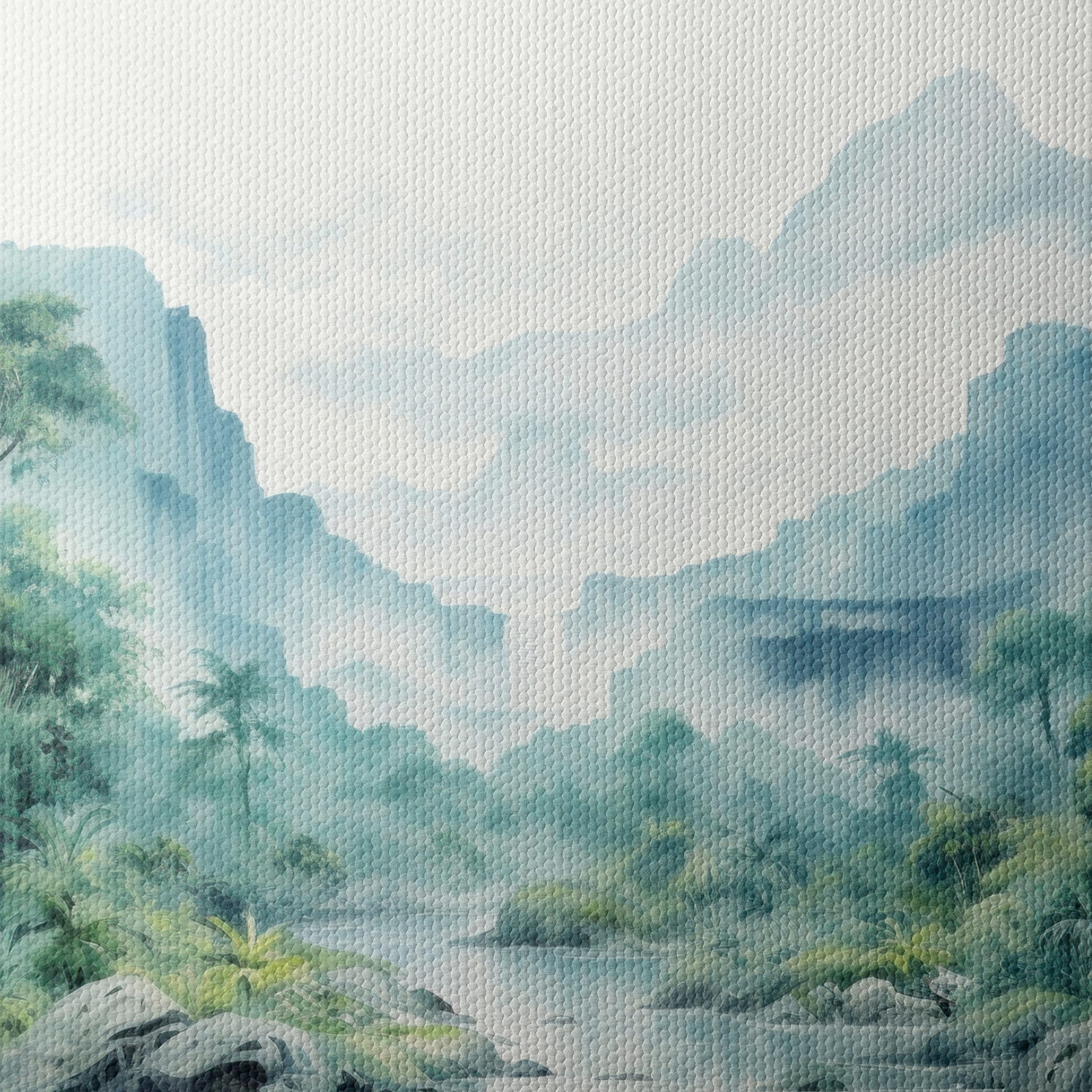 Serene Nature Landscape with Waterfall - Image 4