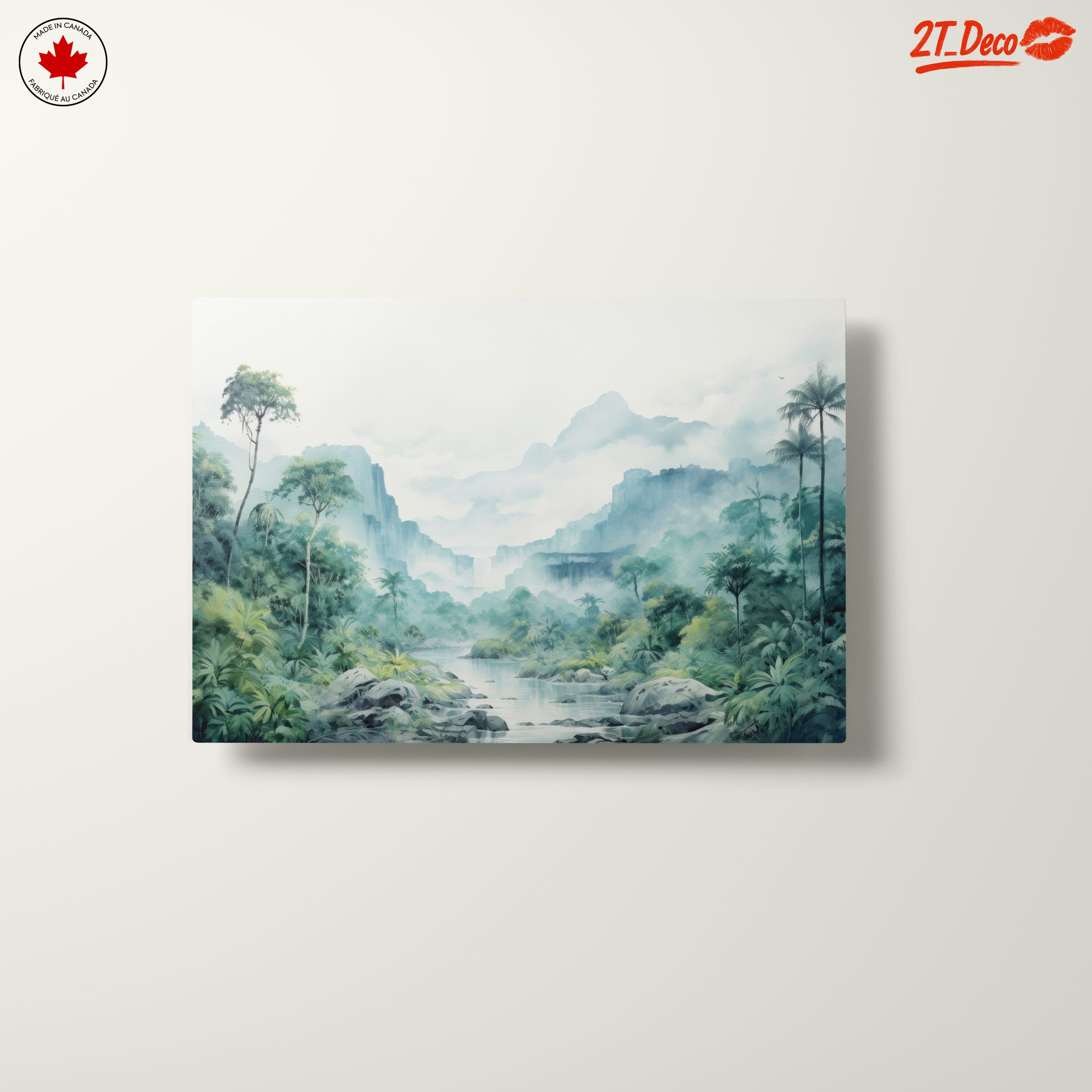 Serene Nature Landscape with Waterfall - Image 10