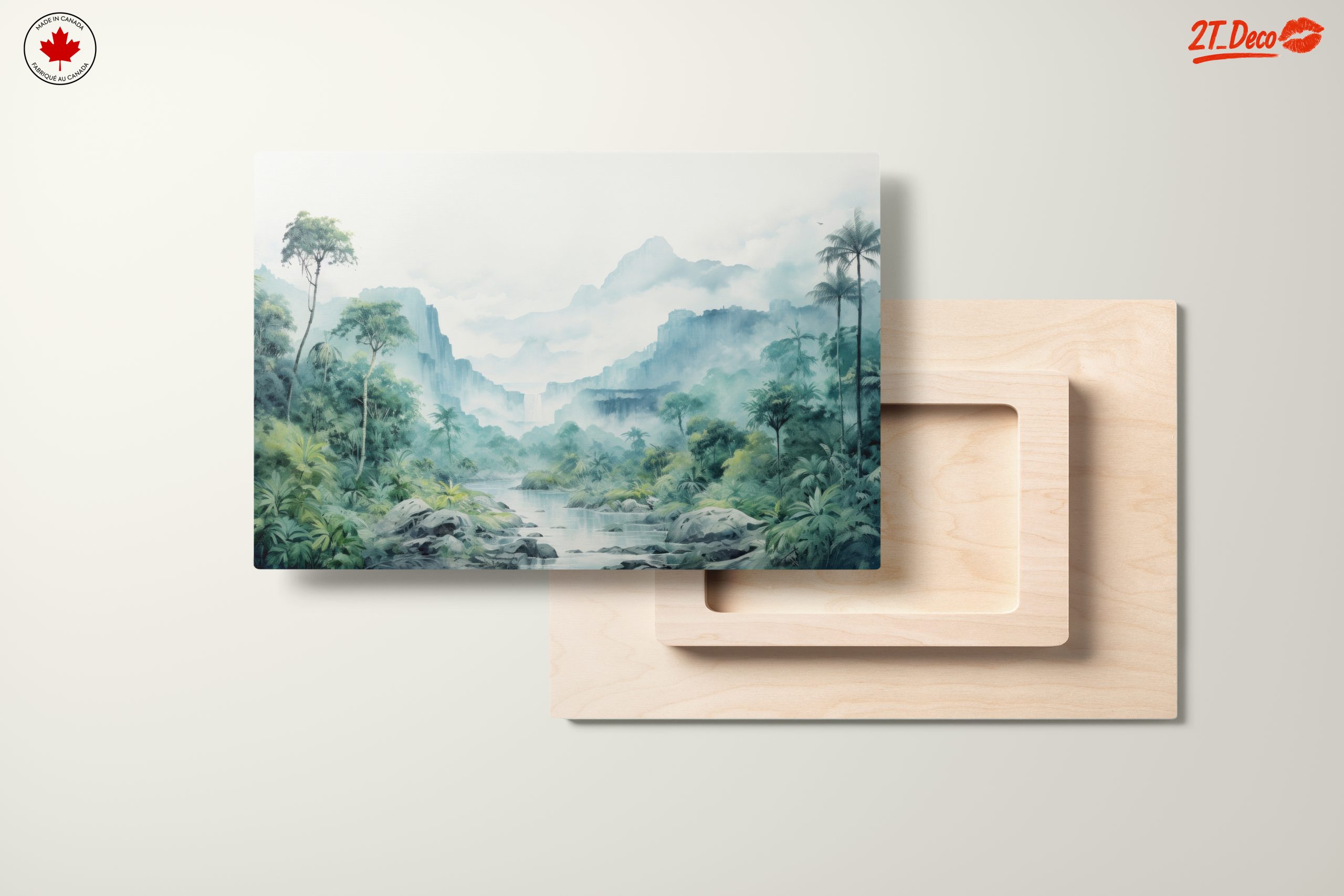 Serene Nature Landscape with Waterfall - Image 11