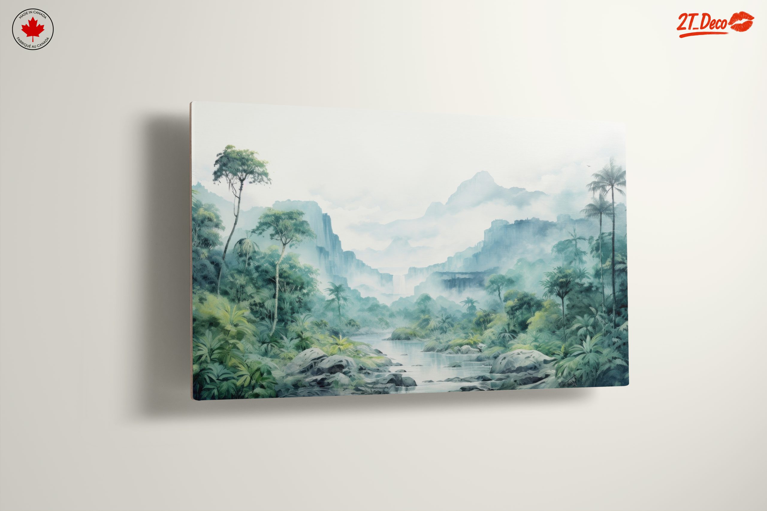 Serene Nature Landscape with Waterfall - Image 13