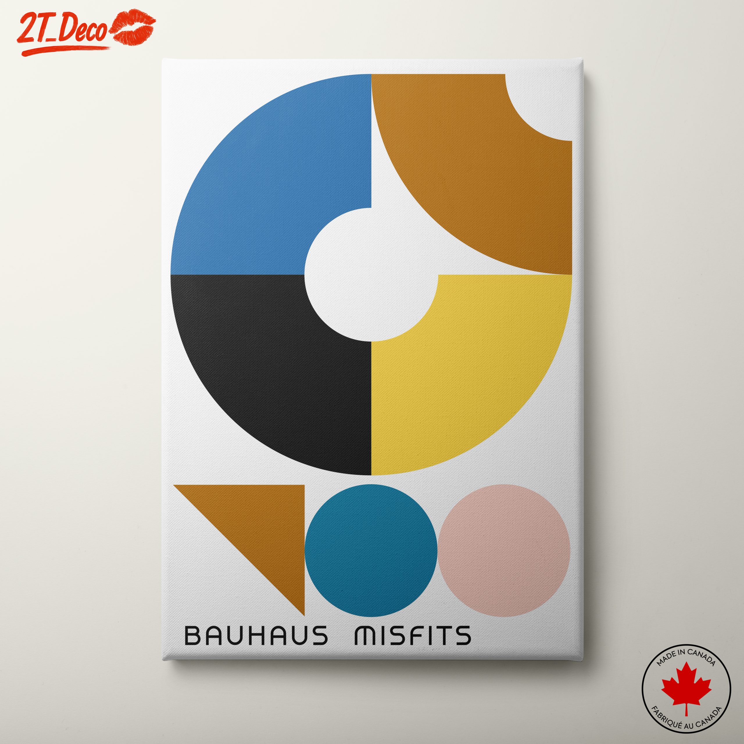 Bauhaus Style Geometric Design Art