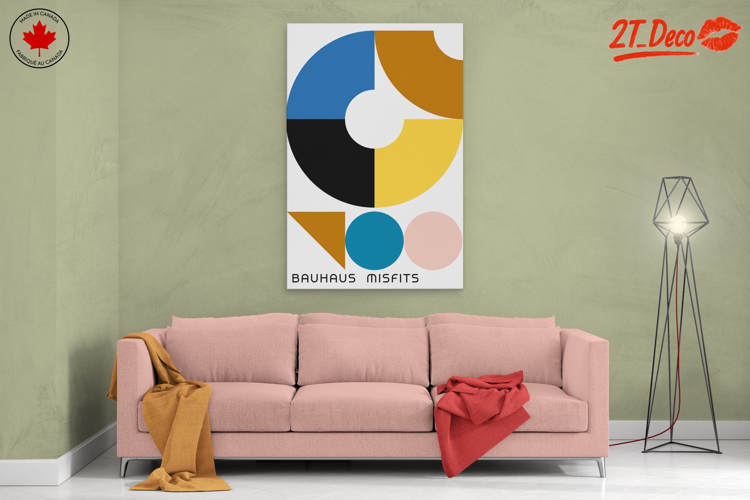 Bauhaus Style Geometric Design Art - Image 2