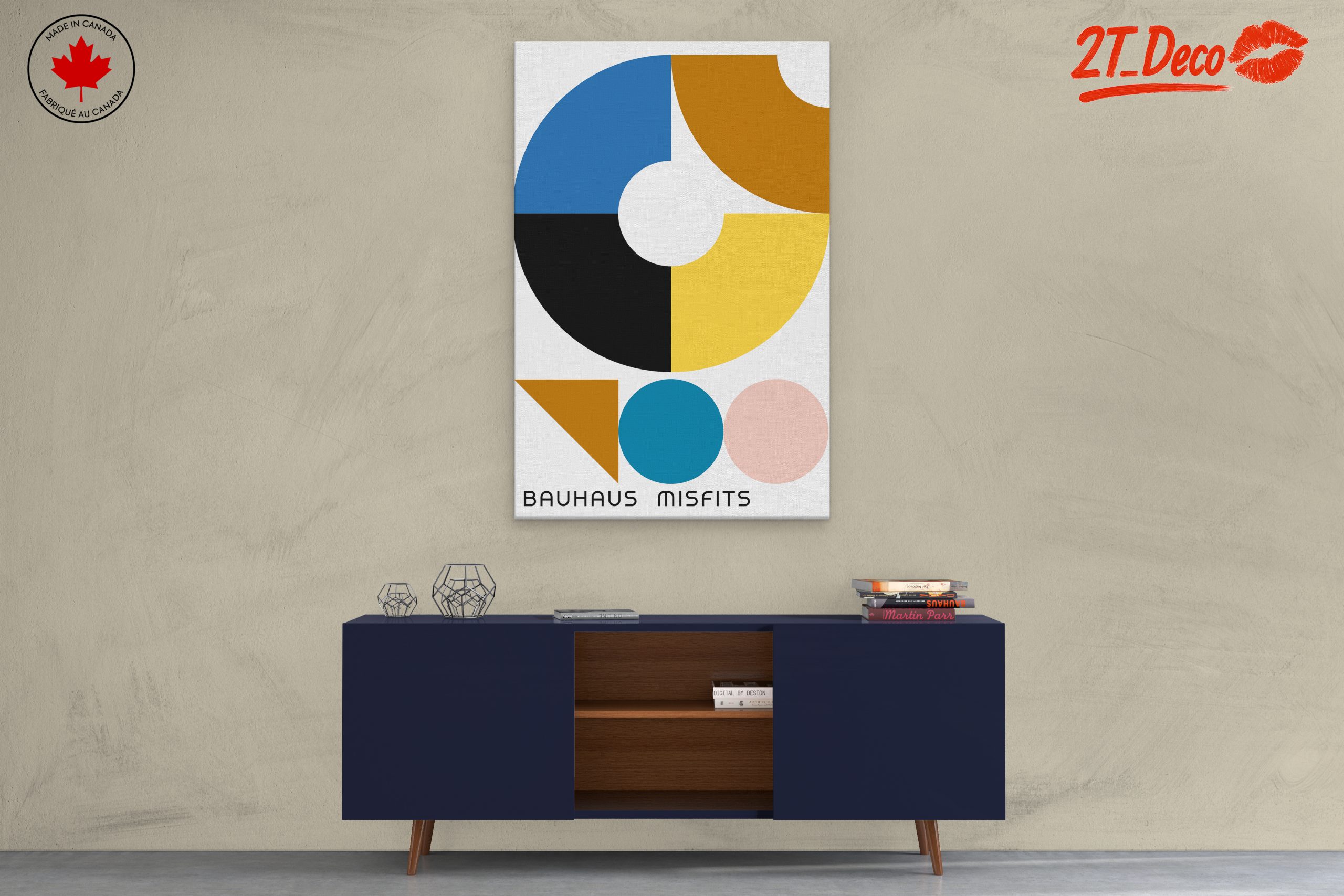 Bauhaus Style Geometric Design Art - Image 3