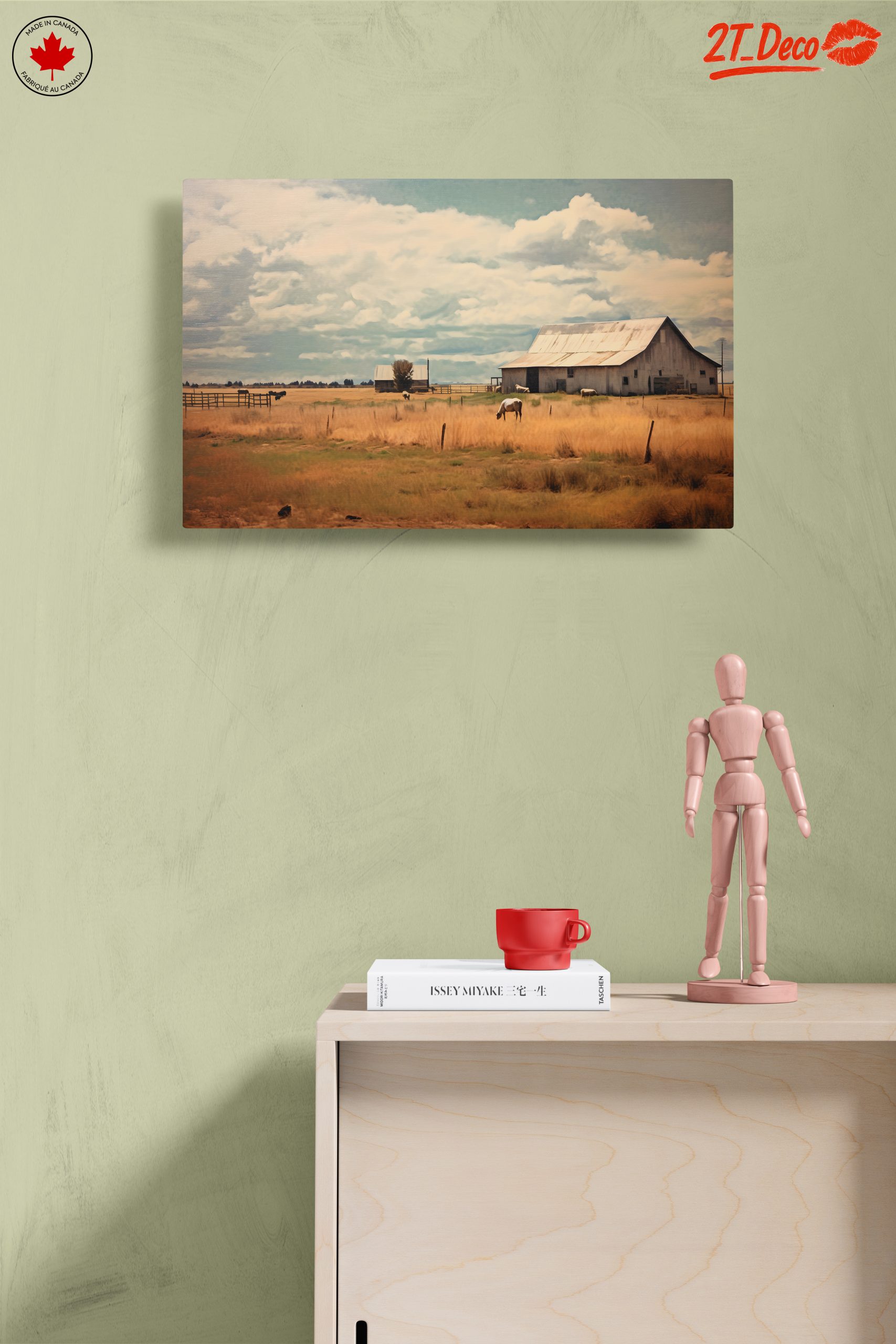 Tranquil Rural Landscape with Horses - Image 14