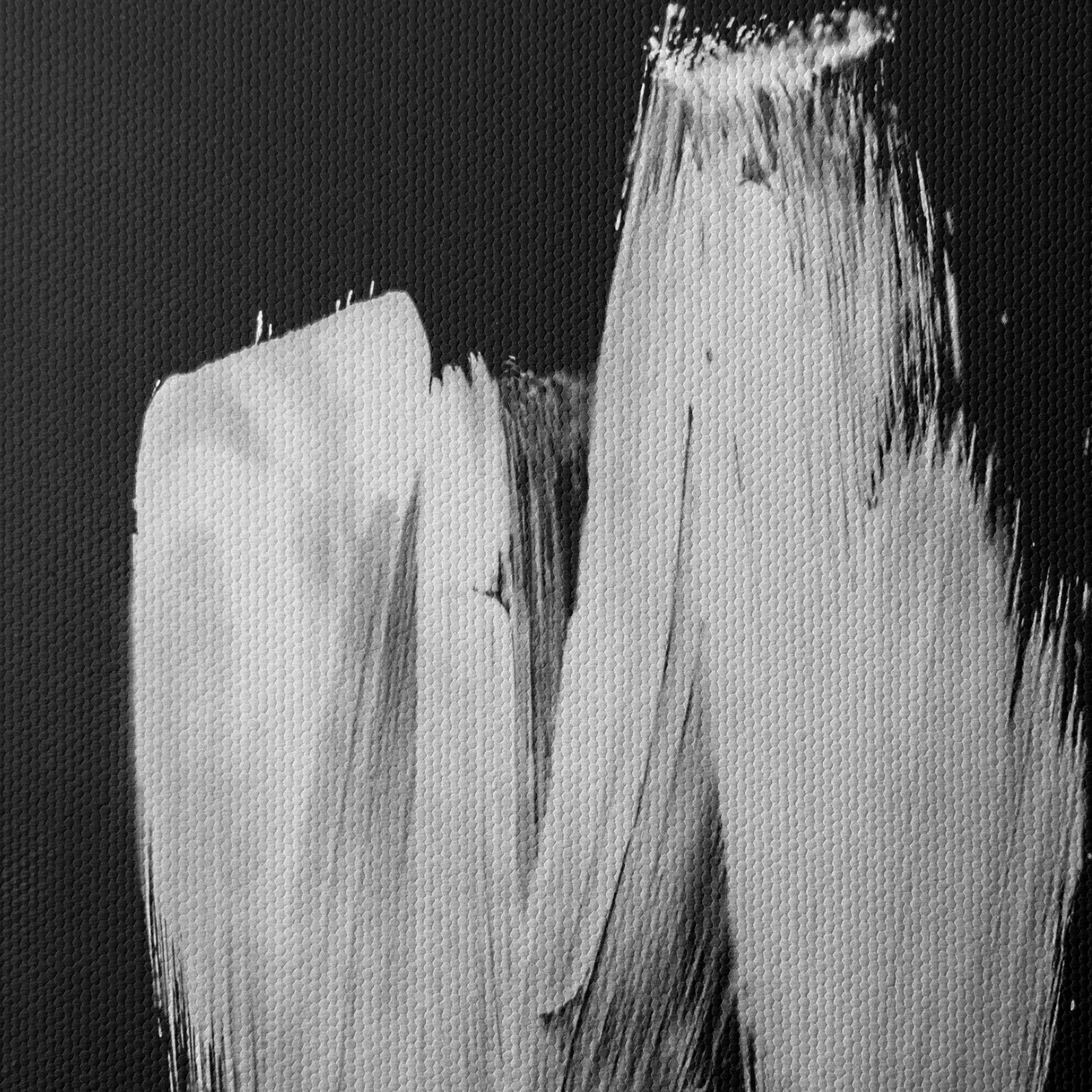 Monochrome Abstract Brushstroke Art - Image 4