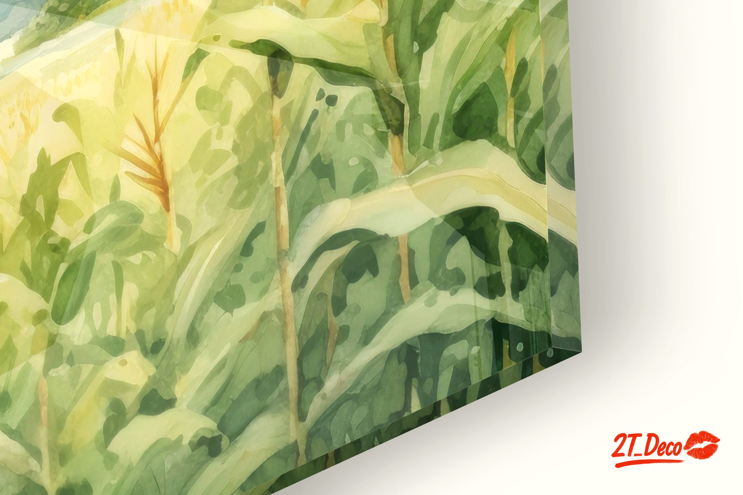 Tranquil Cornfield Landscape Art - Image 9