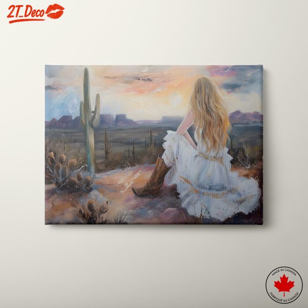 Serene Contemporary Landscape with Figure