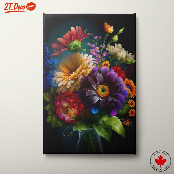 Vibrant Floral Arrangement Art 19