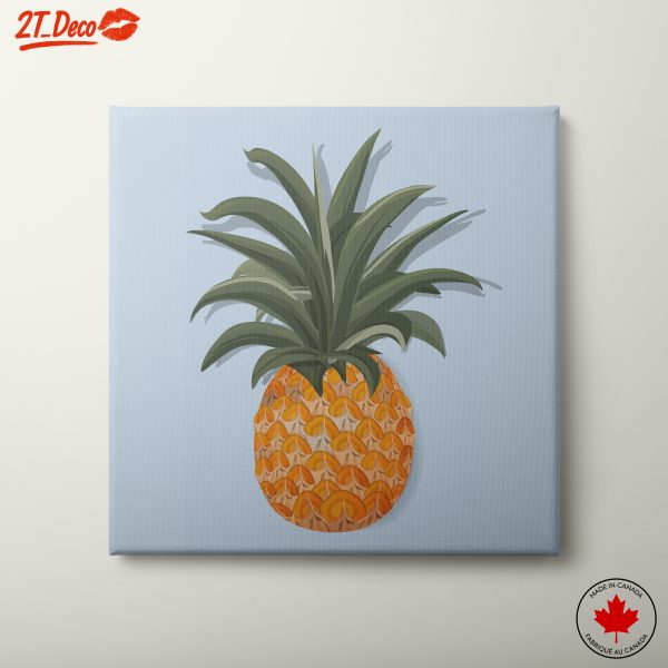 Stylized Pineapple Wall Art