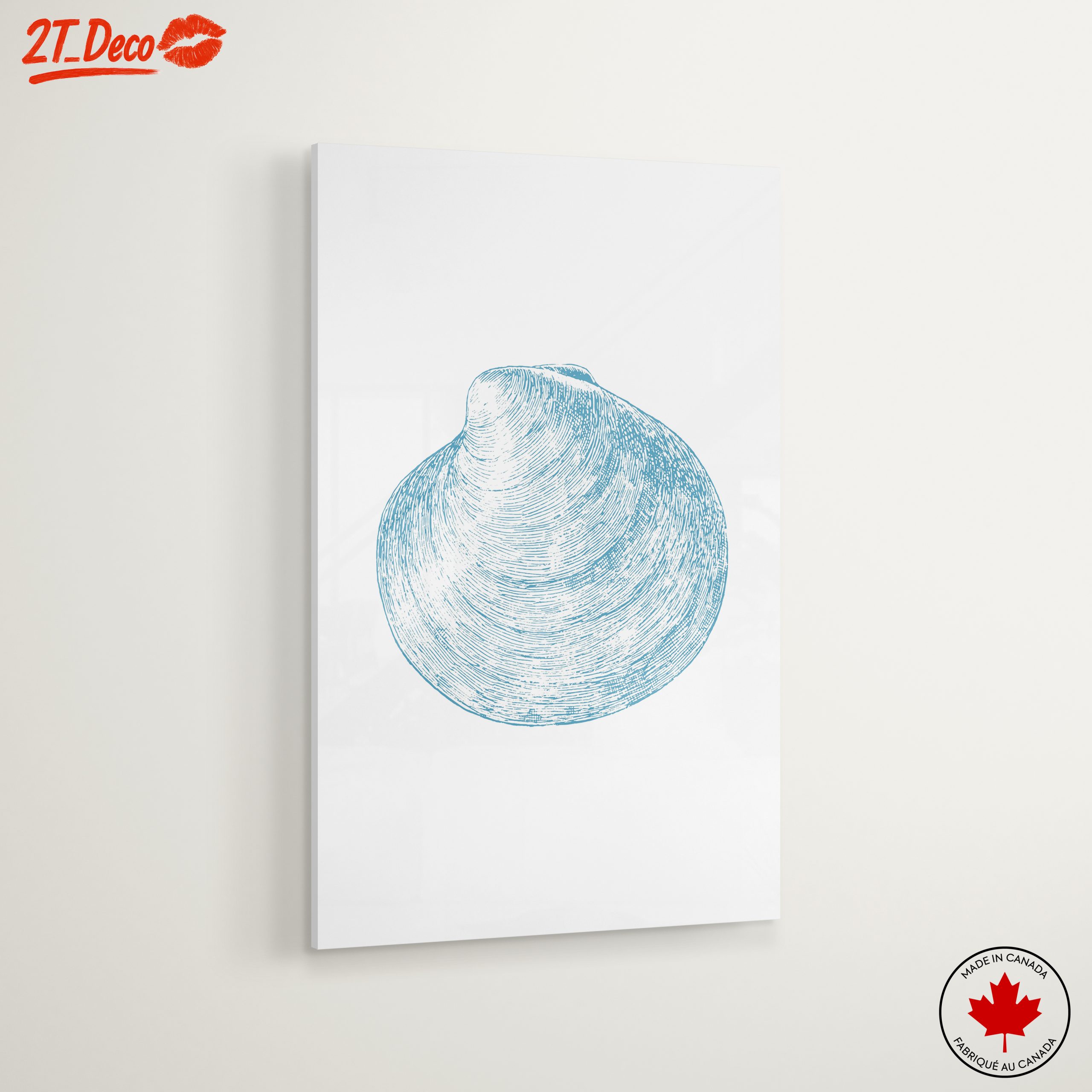 Stylized Abstract Sea Shell Art - Image 6