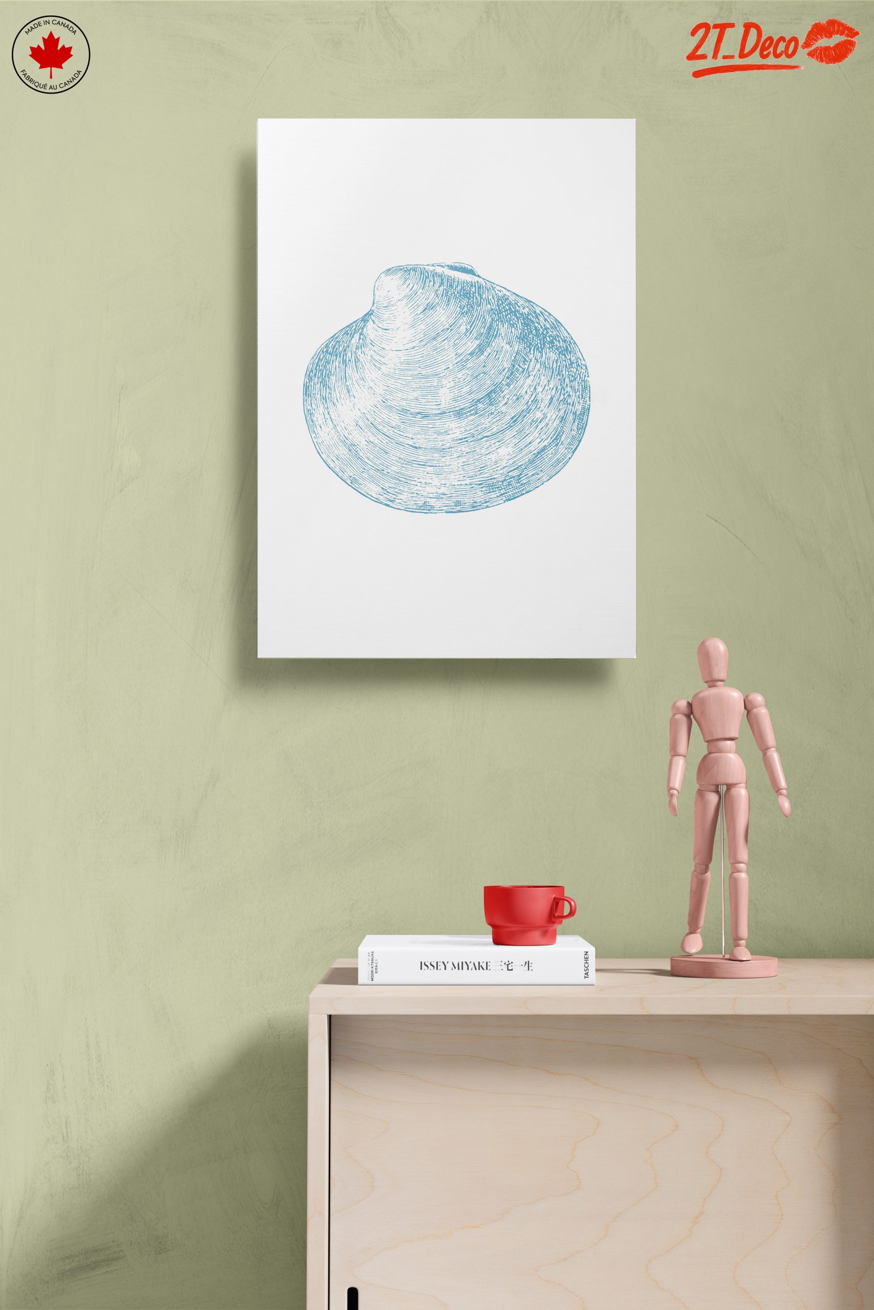 Stylized Abstract Sea Shell Art - Image 14