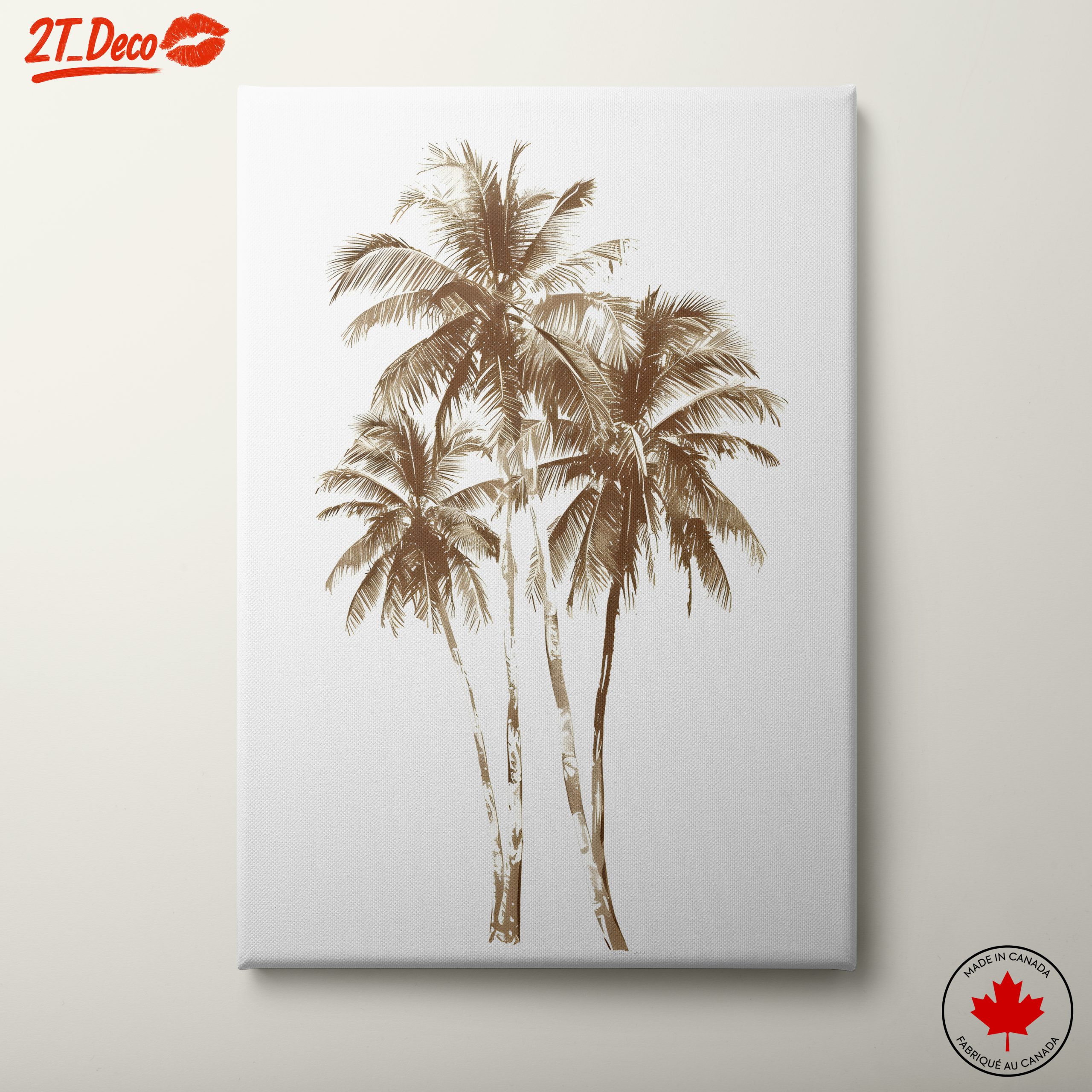 Elegant Palm Tree Artwork