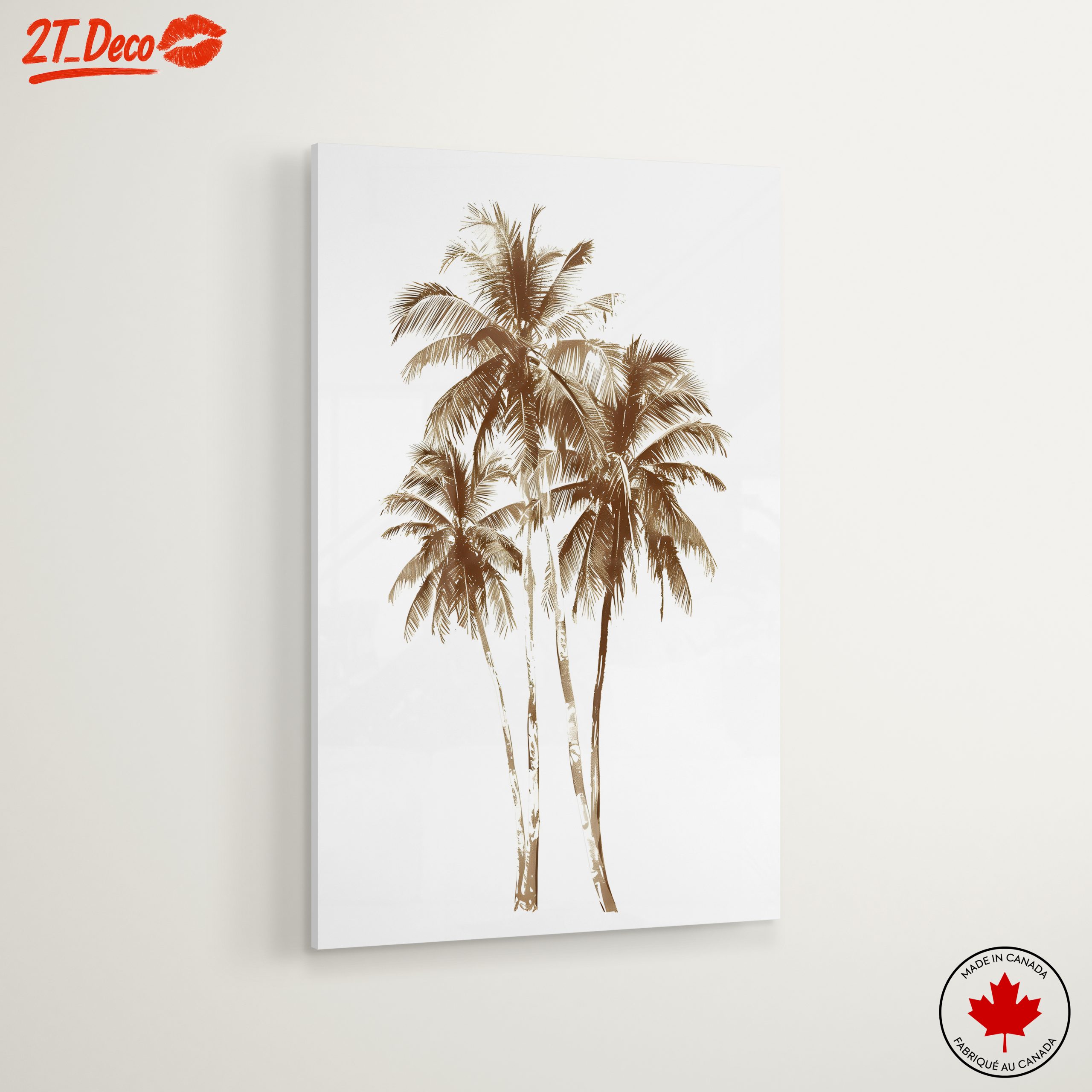 Elegant Palm Tree Artwork - Image 6