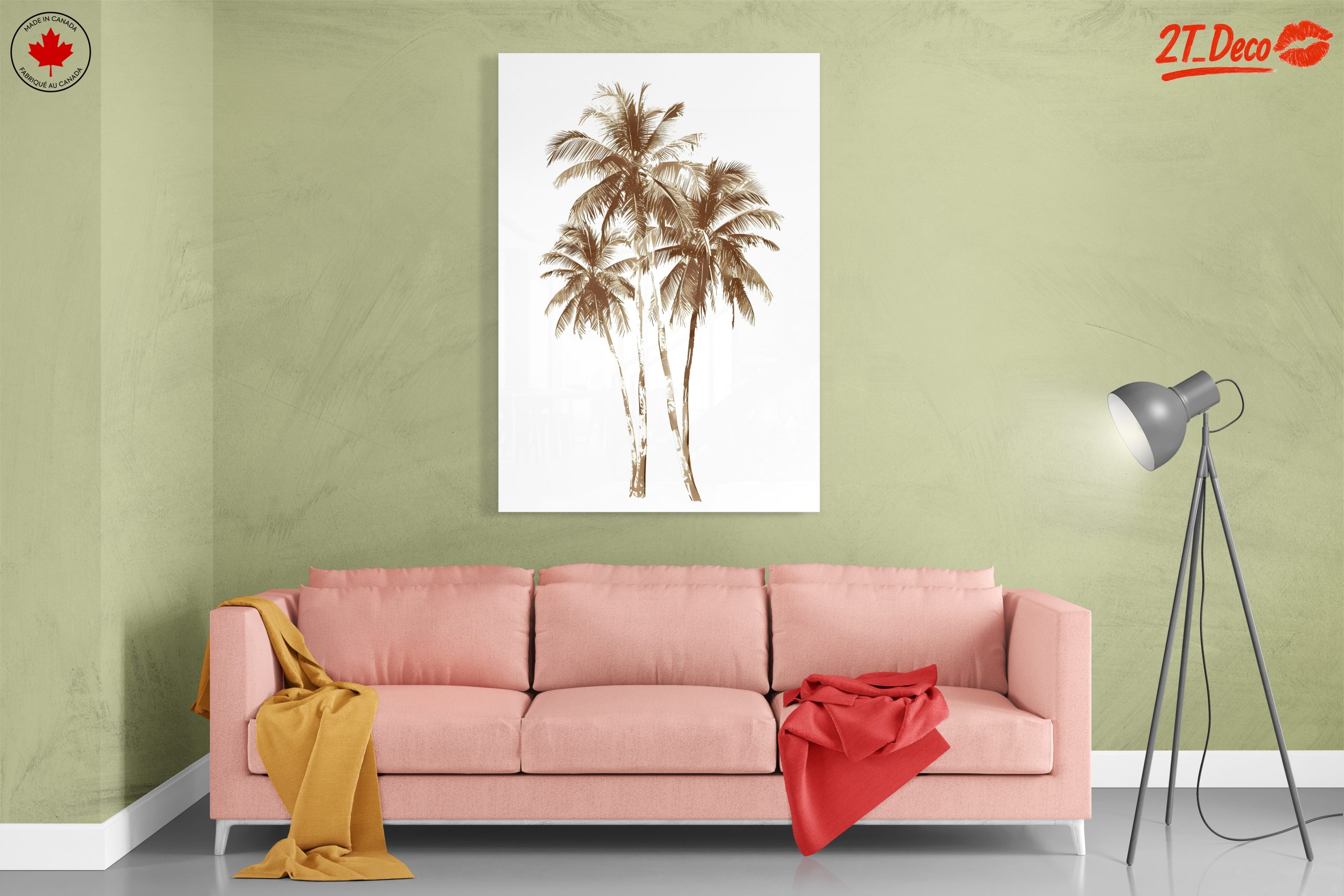 Elegant Palm Tree Artwork - Image 7