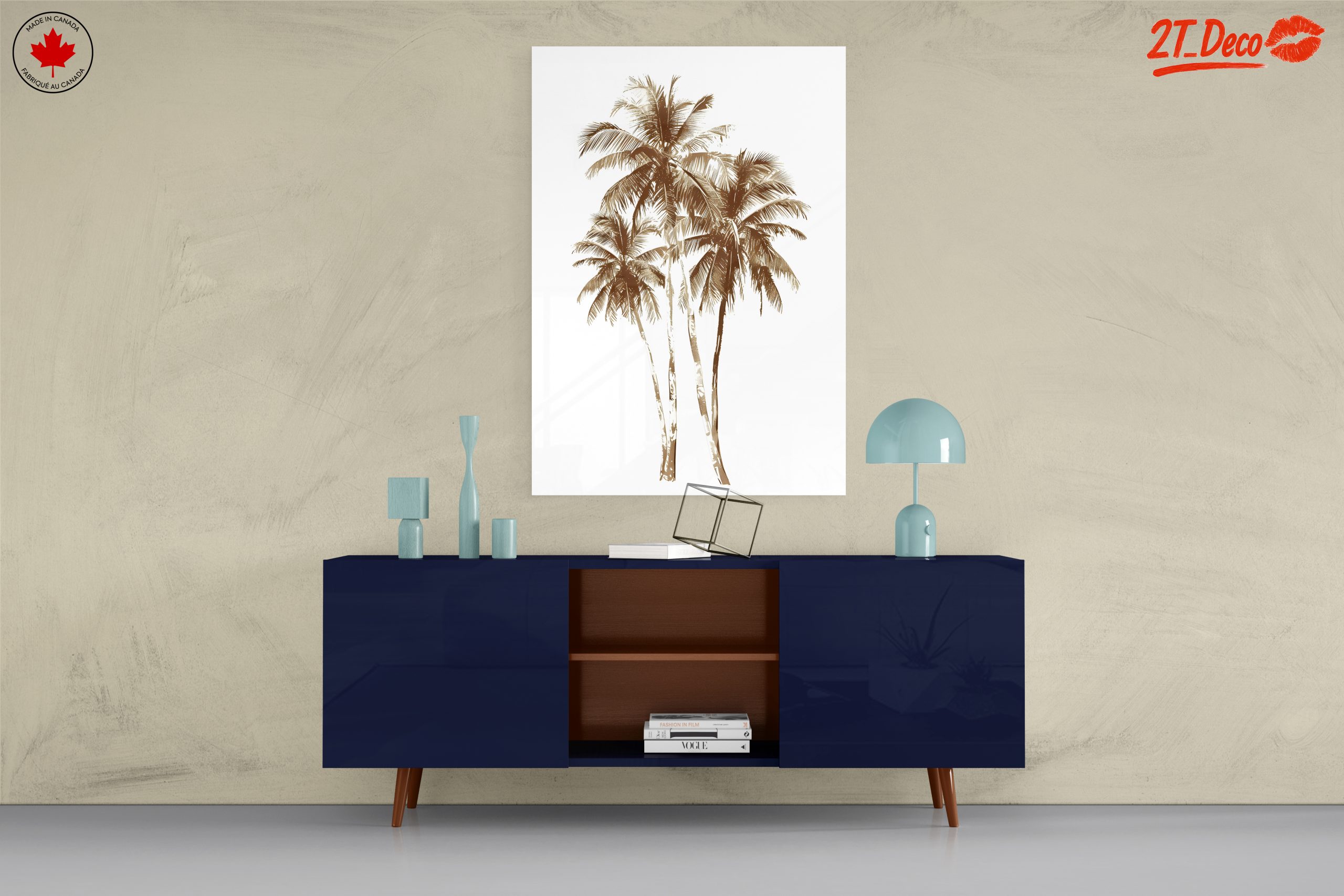 Elegant Palm Tree Artwork - Image 8