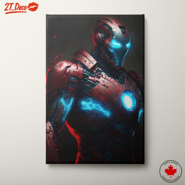 Stylized Iron Man Character Art 2