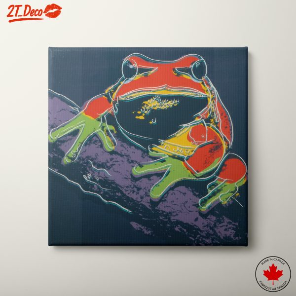 Colorful Anatomical Frog Artwork