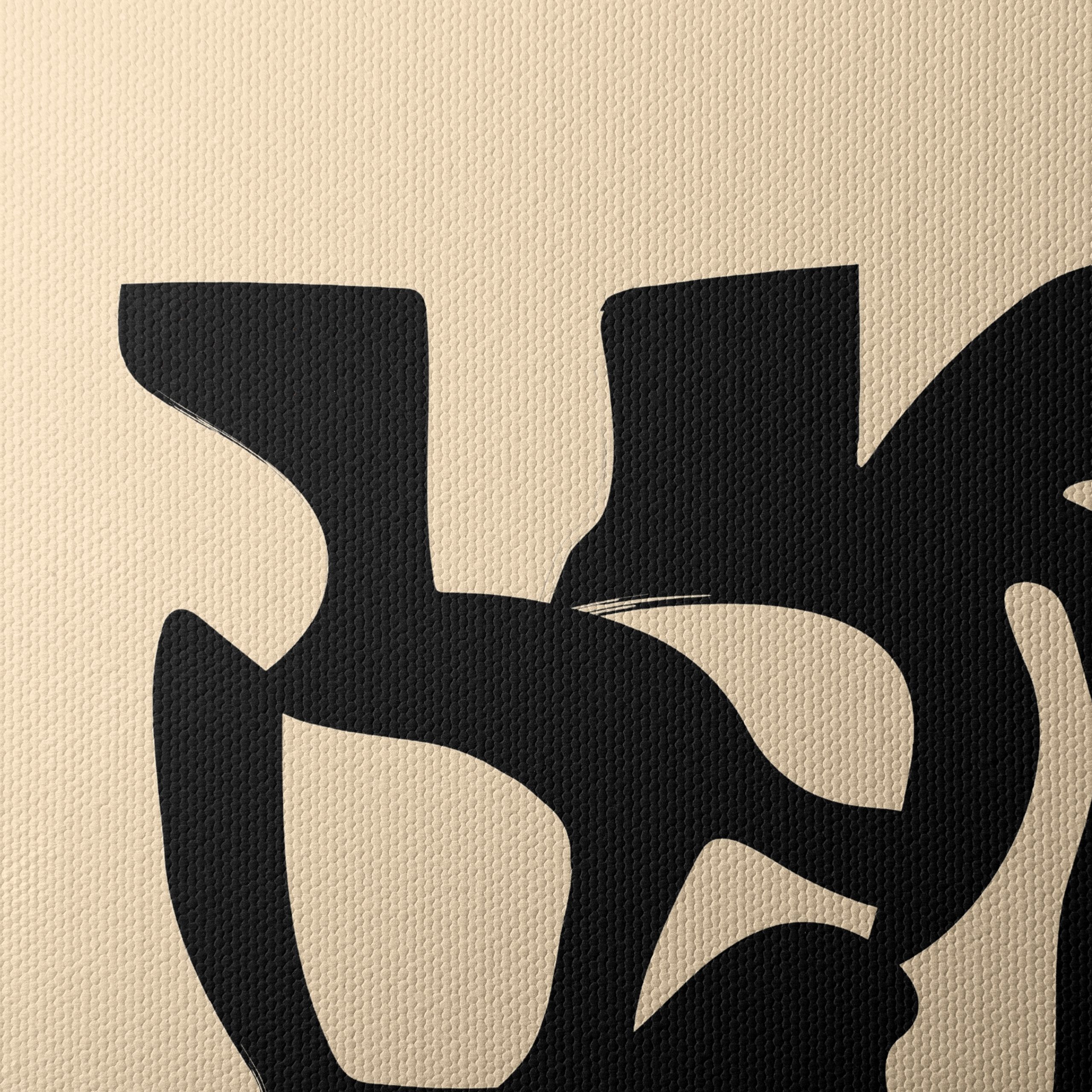 Modern Abstract Art with Organic Shapes - Image 4
