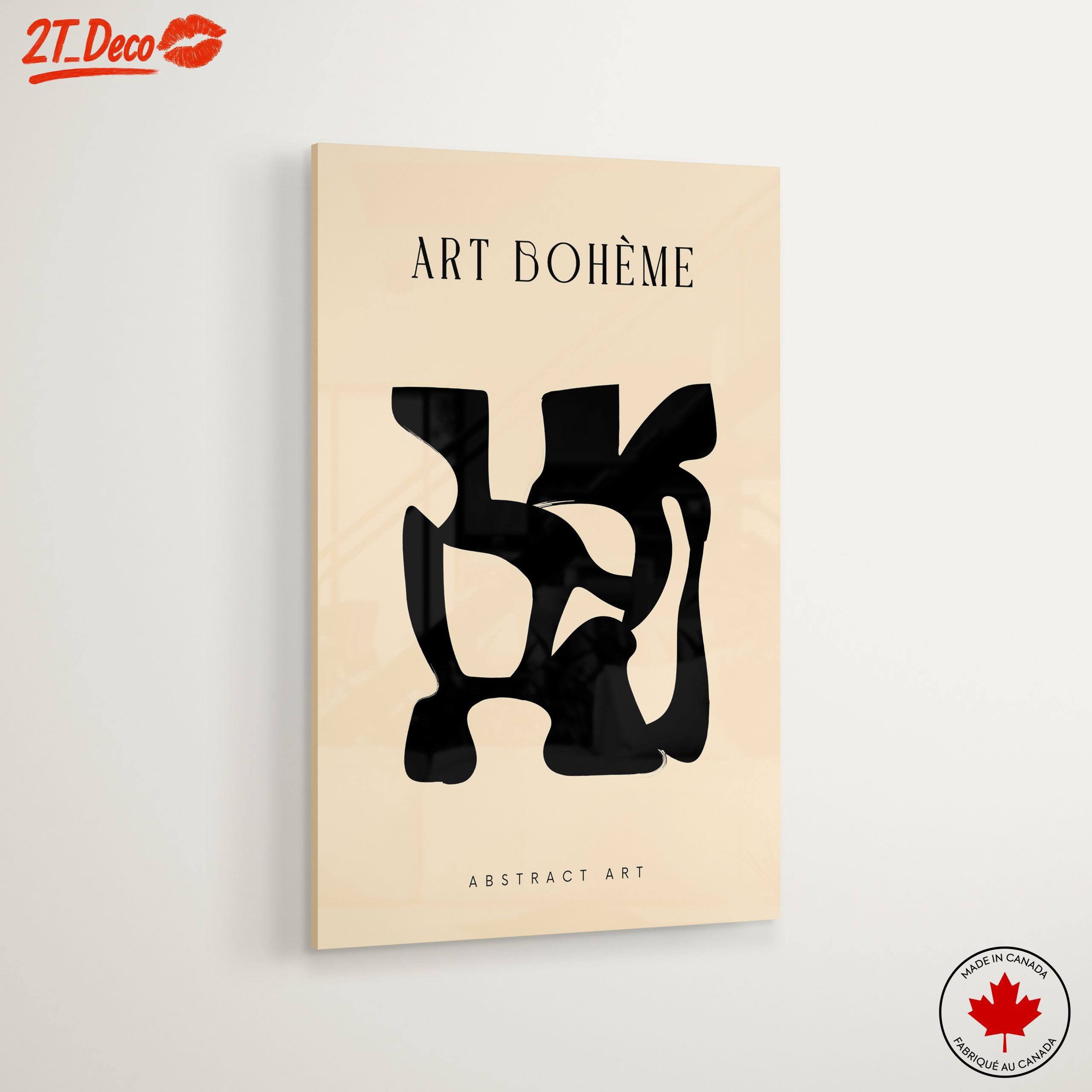 Modern Abstract Art with Organic Shapes - Image 6